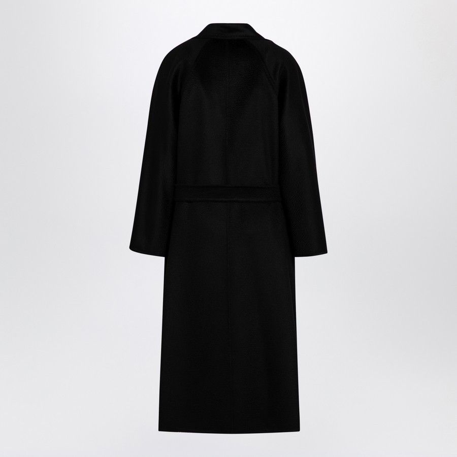 Max Mara o1d2blof0824 Cashmere Long Coat in Black Size XS / US 0-2 / IT 36-38 - 2 Thumbnail