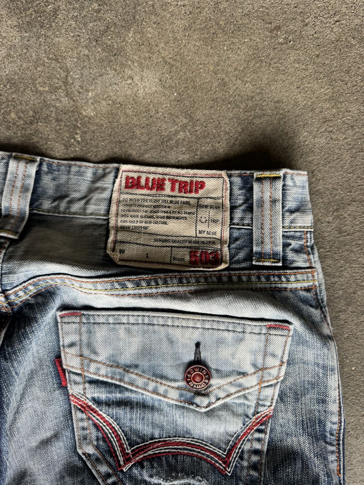 Edwin Edwin Japan Distressed Denim Size US 32 / EU 48 - 7 Thumbnail