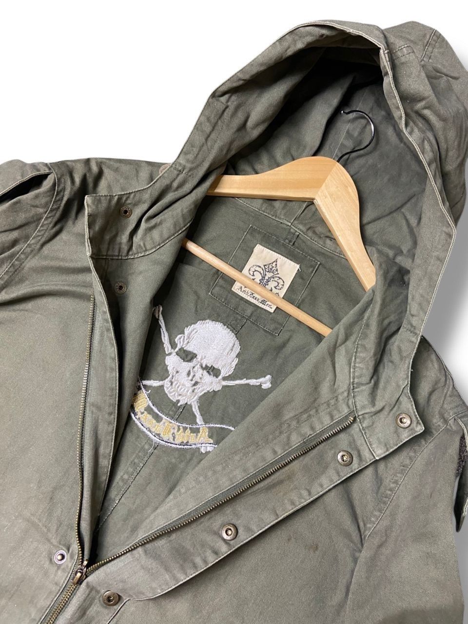 Japanese Brand × Vintage Acid Jazz Men Punk Hoodie Parka Jacket (117) Size US L / EU 52-54 / 3 - 5 Thumbnail