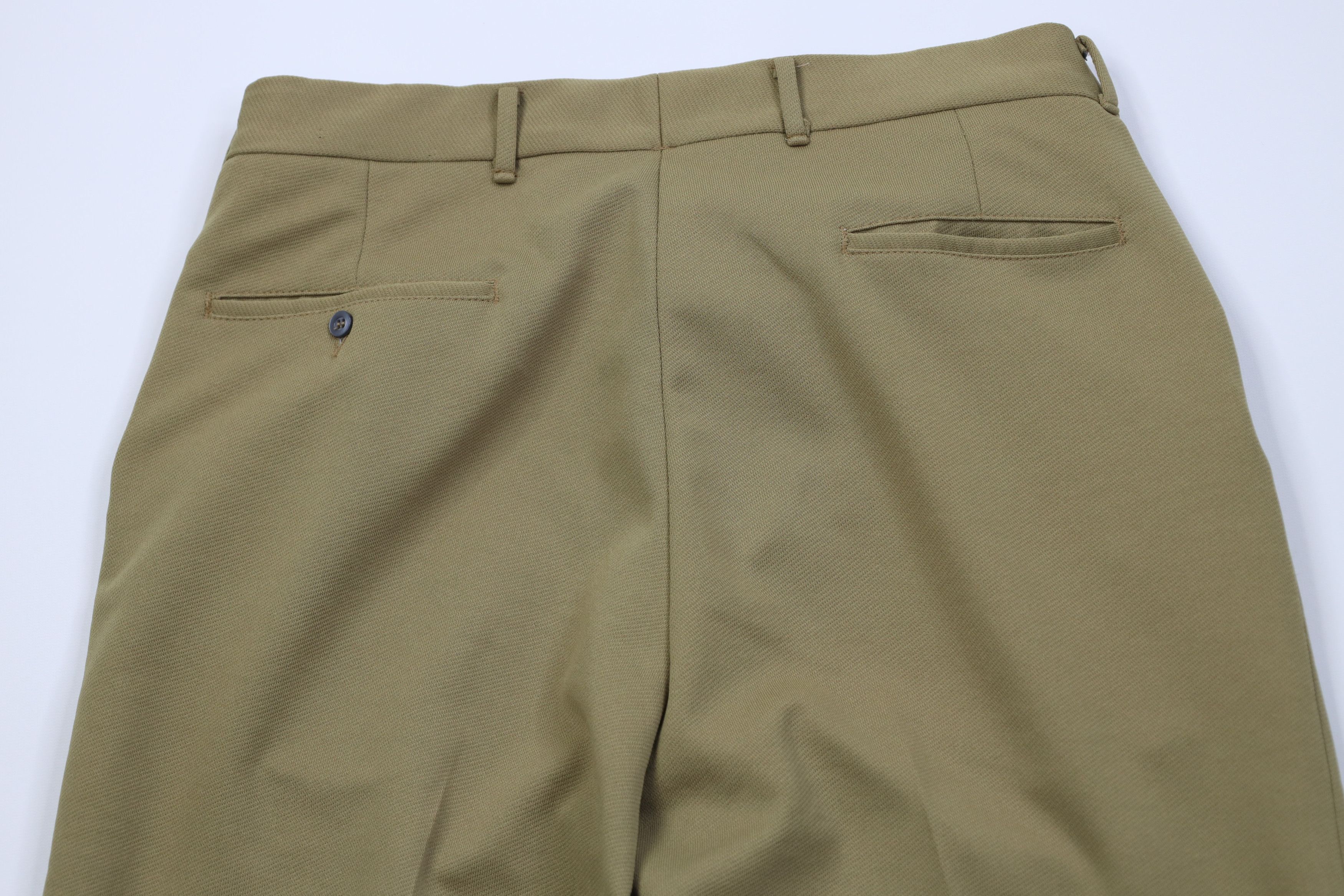 Vintage Vintage 70s Streetwear Flared Wide Leg Chino Pants Beige USA Size US 34 / EU 50 - 8 Thumbnail