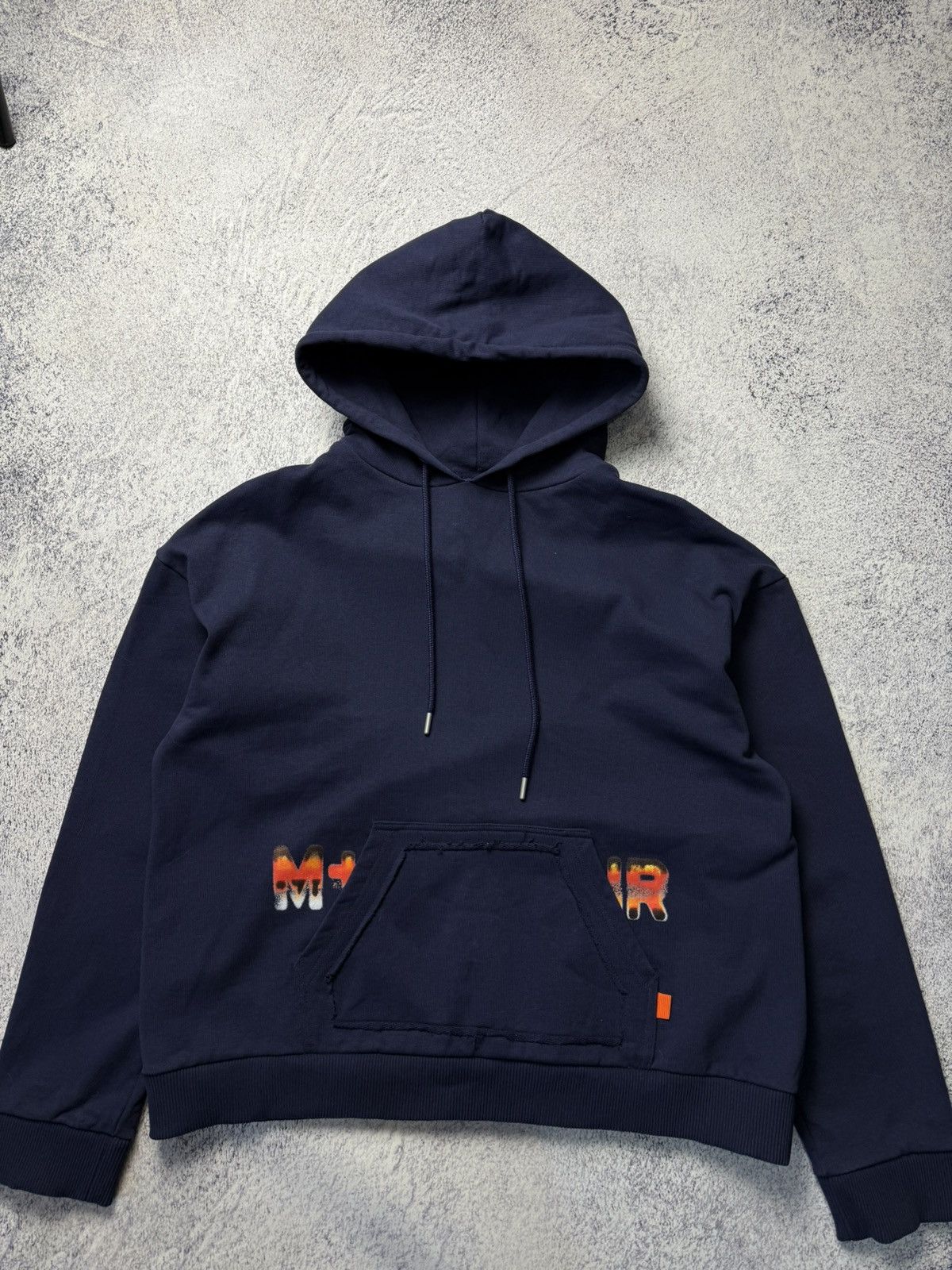 M+Rc Noir M+RC Noir Big Logo Blue Oversize Hoodie Y2K Size US M / EU 48-50 / 2 - 5 Thumbnail