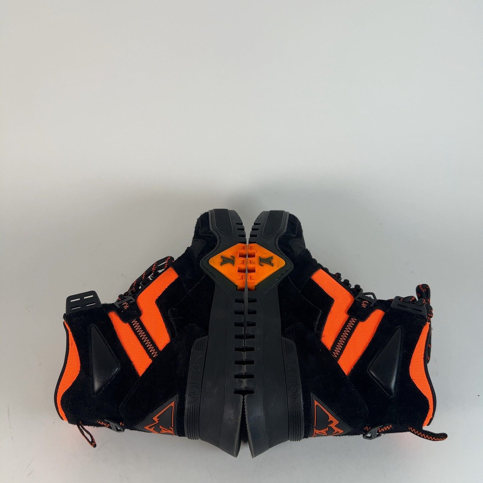 Louis Vuitton Louis Vuitton Orange/Black Hiking Trainer Boots Size US 8 / EU 41 - 3 Thumbnail