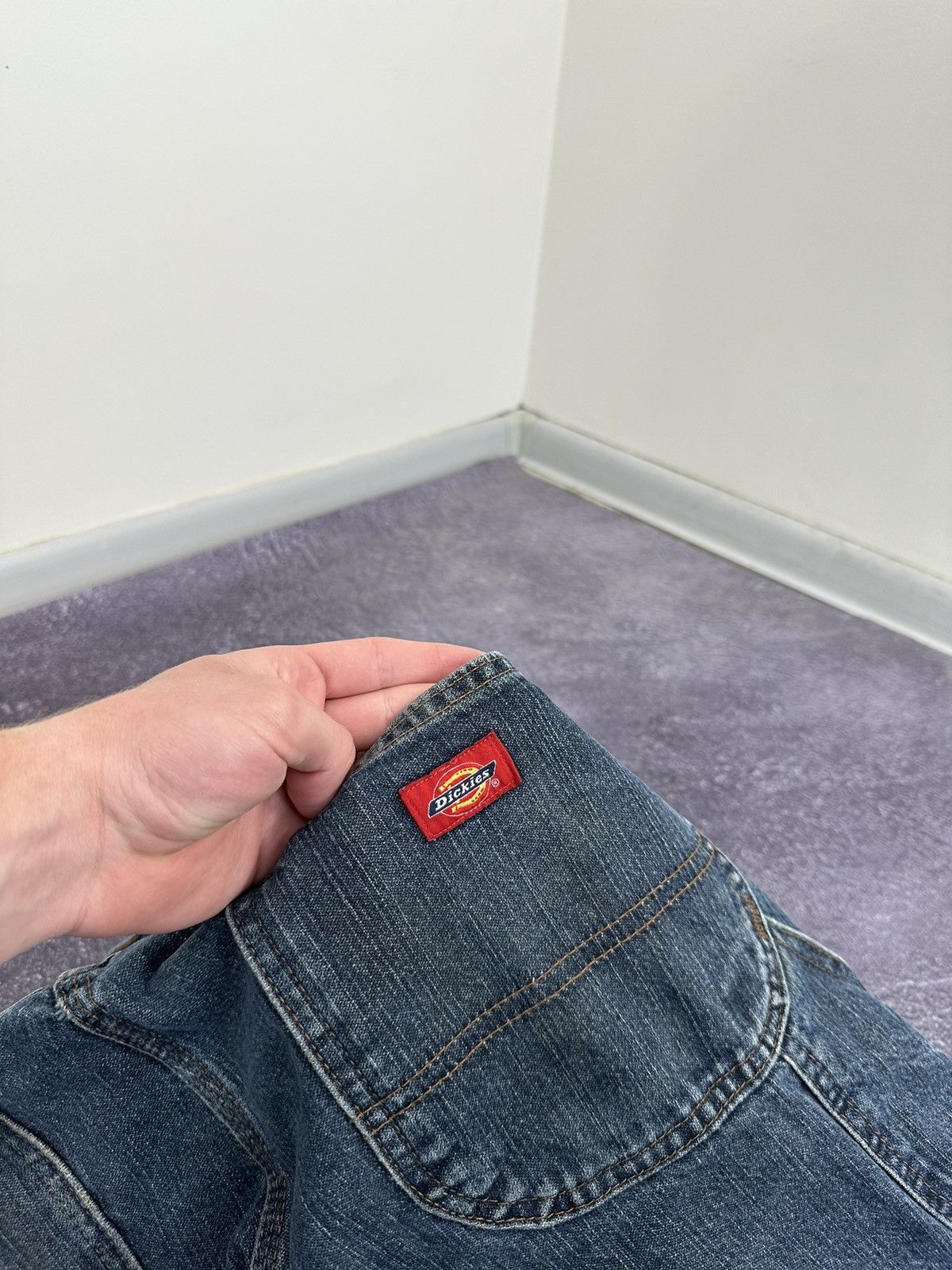 Dickies Vintage Dickies Distressed Denim USA Baggy Opium Work Pants Size US 34 / EU 50 - 9 Thumbnail