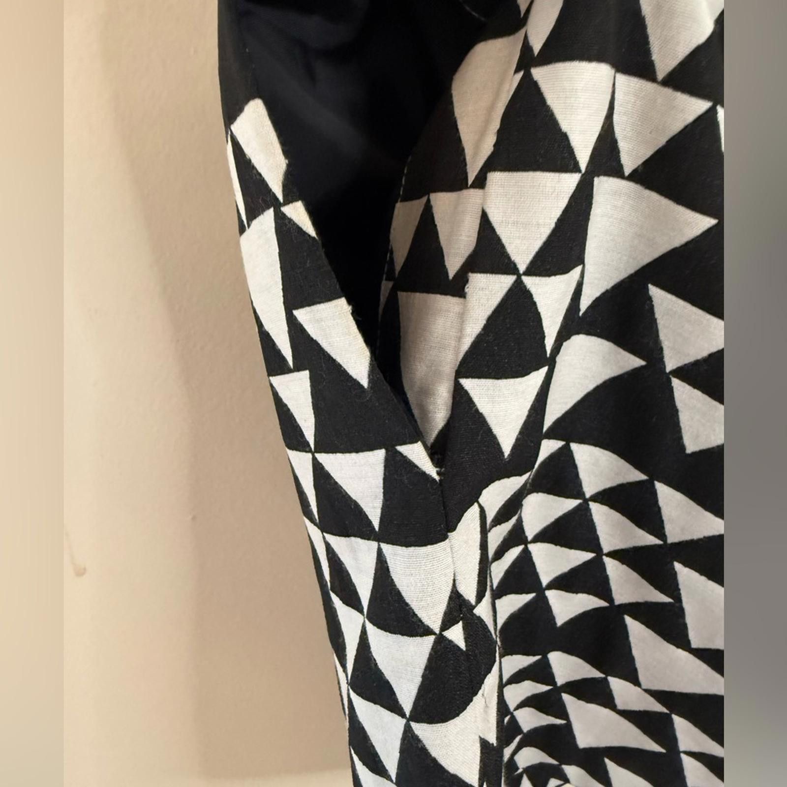 Other J. Crew Factory mini skirt black white diamond pattern SZ 6 Size 28" / US 6 / IT 42 - 3 Thumbnail