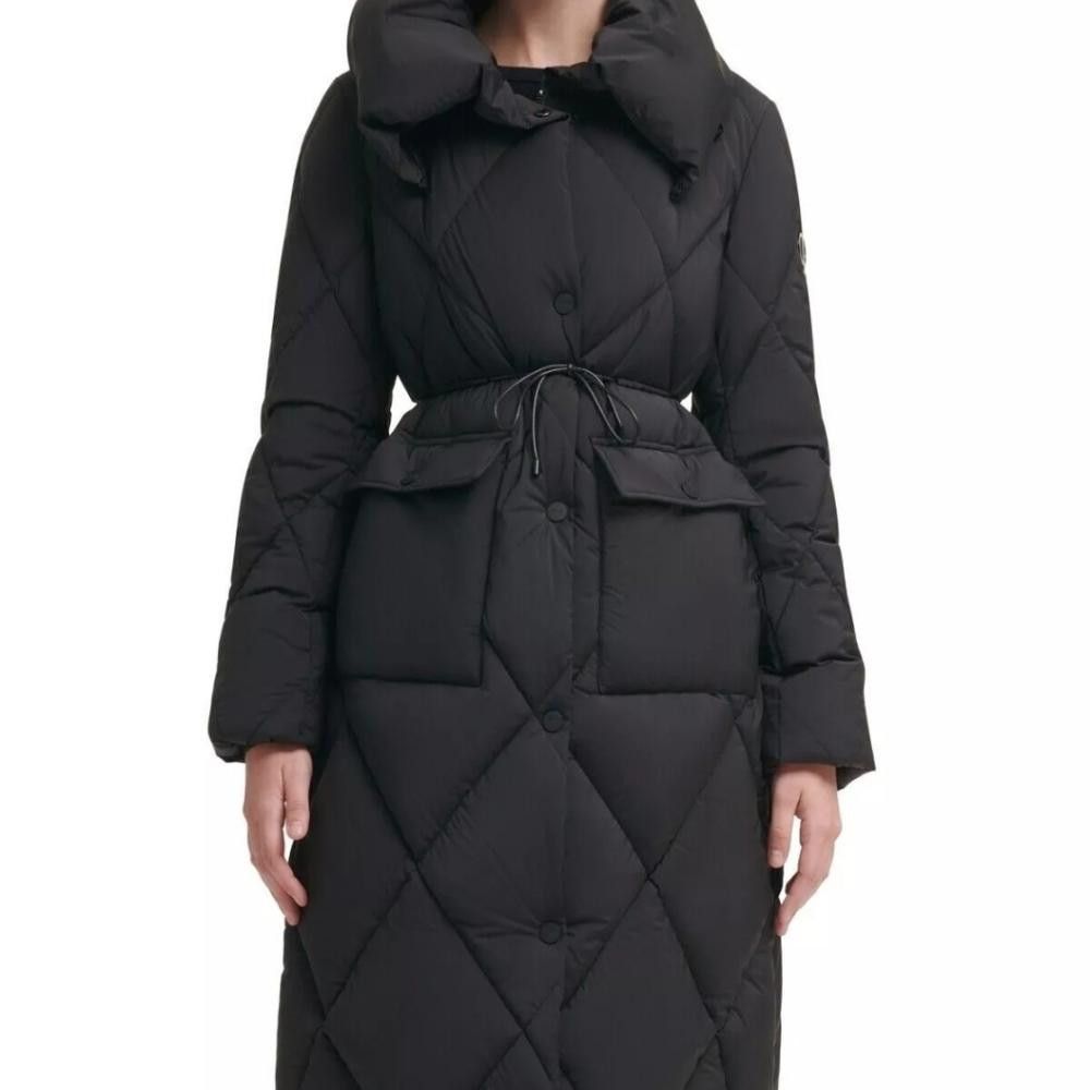 DKNY DKNY Womens Pillow-Collar Puffer Coat Black M, XL, & 2XL Size XL / US 12-14 / IT 48-50 - 2 Thumbnail