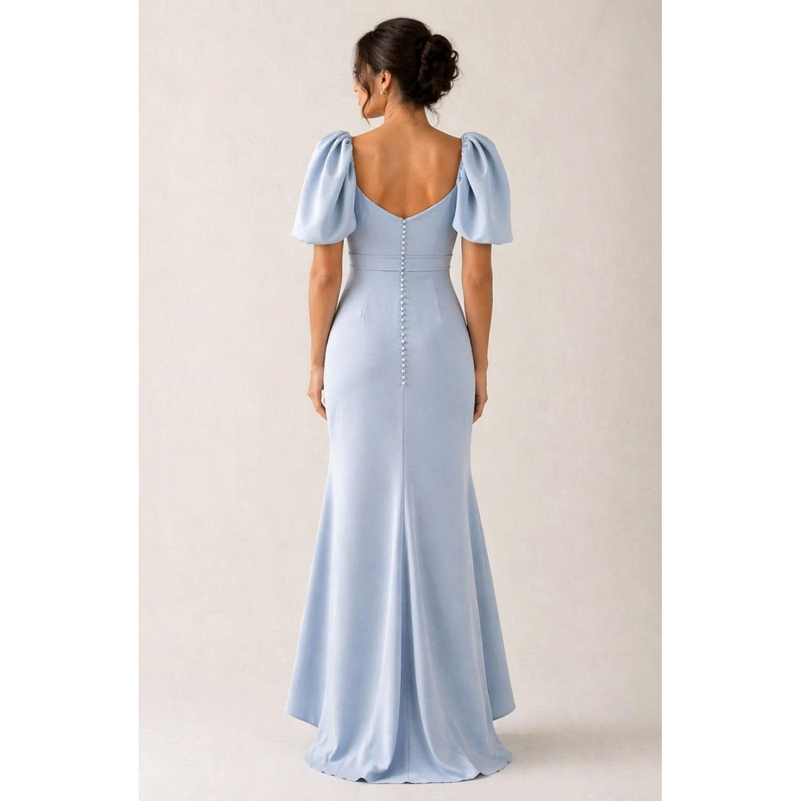 Vintage Alexander by Daymor Dress Womens 16 Blue Off Shoulder Rhinestone Mermaid Gown Mermaid Gown Dress Womens 16 Blue Off Shoulder Rhinestone Mermaid Gown Size XXL / US 16-18 / IT 52-54 - 2 Thumbnail