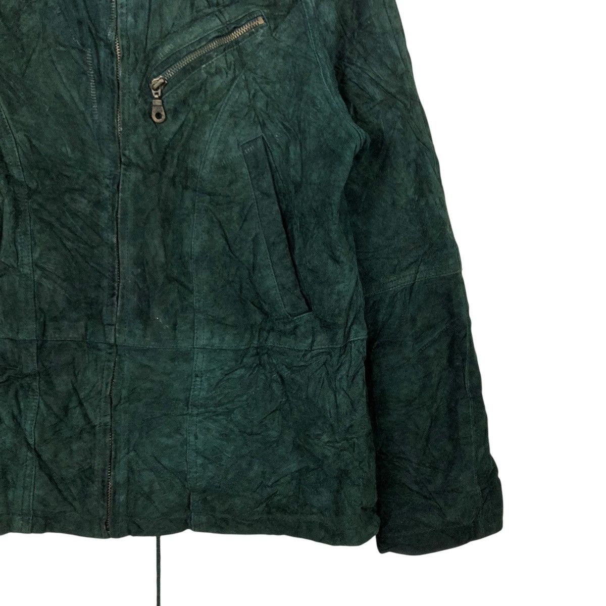 Japanese Brand 🔥VINTAGE CHORE LEATHER JACKET OUT BROOK ISSEY MIYAKE Size US S / EU 44-46 / 1 - 5 Thumbnail