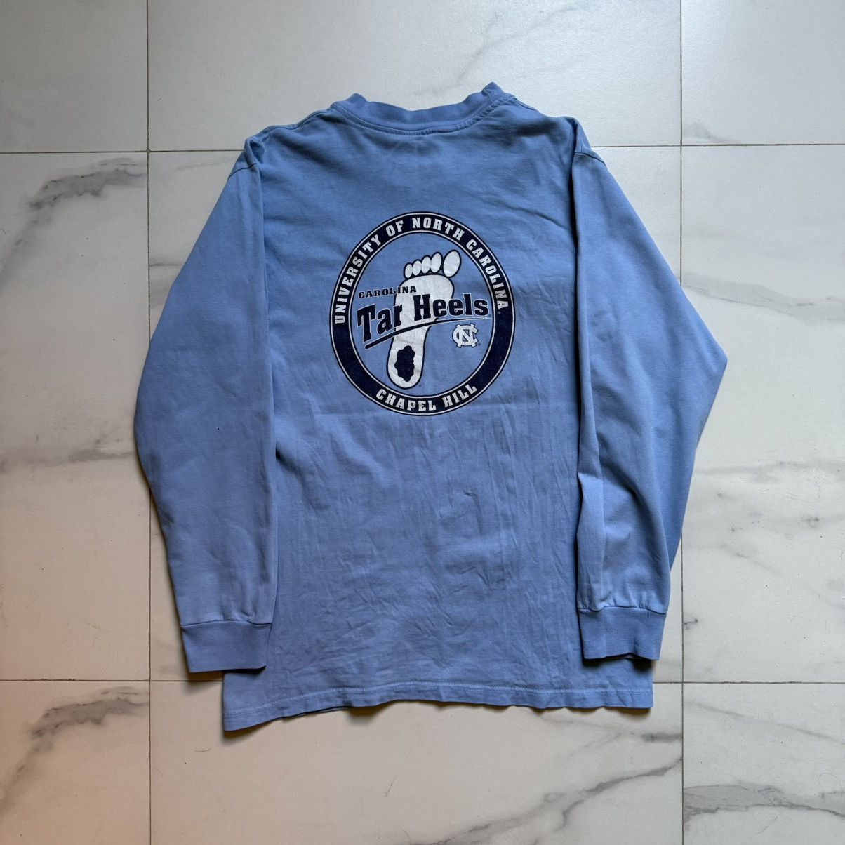 Vintage Vintage Carolina Tar Heels Distressed T-Shirt Size US M / EU 48-50 / 2 - 3 Thumbnail
