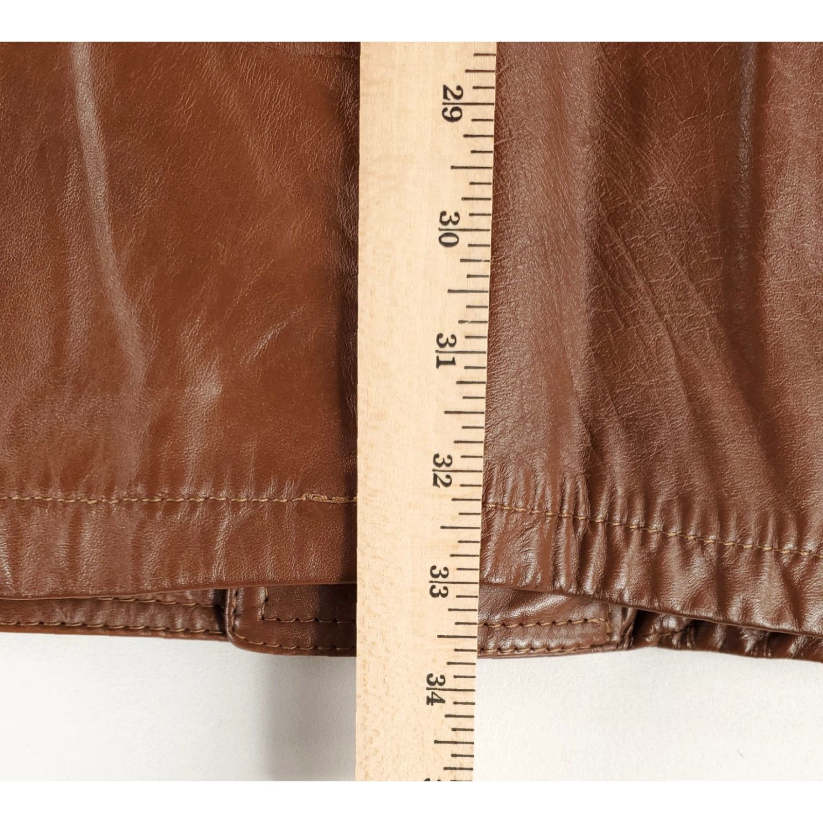 Vintage VINTAGE Lakeland Leather Jacket Car Coat Brown Big Collar Mens 42 Overcoat 70s Disco Mens 42 Brown Size US XS / EU 42 / 0 - 5 Thumbnail