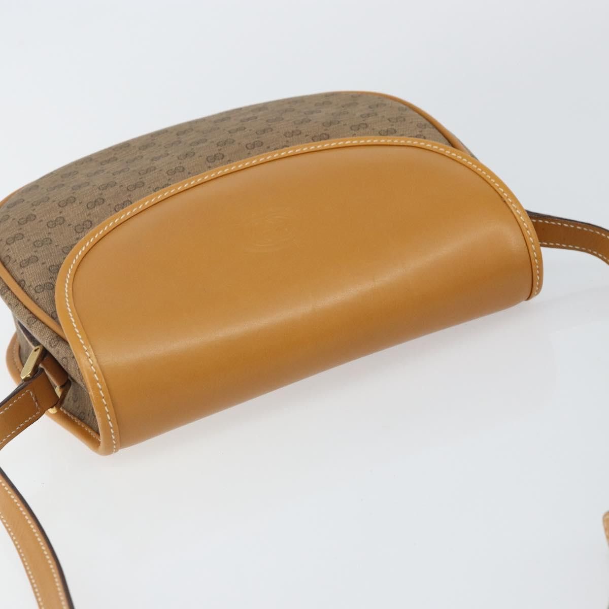 Gucci GUCCI Micro GG Supreme Shoulder Bag Pvc Beige Gold 007 115 Size ONE SIZE - 6 Thumbnail