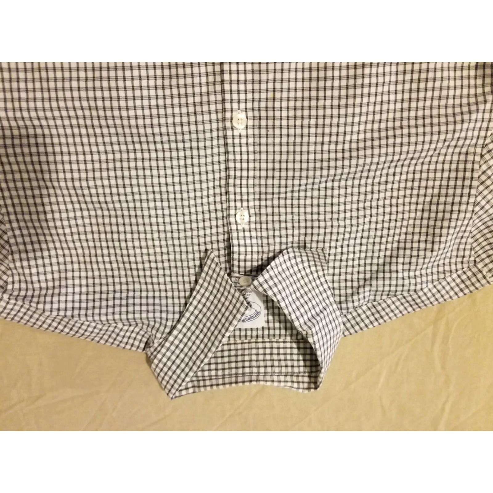 Brooks Brothers Womens Brooks Brothers Dress Shirt Blouse 8 Gray Cotton Button Shirt Womens Size M / US 6-8 / IT 42-44 - 2 Thumbnail