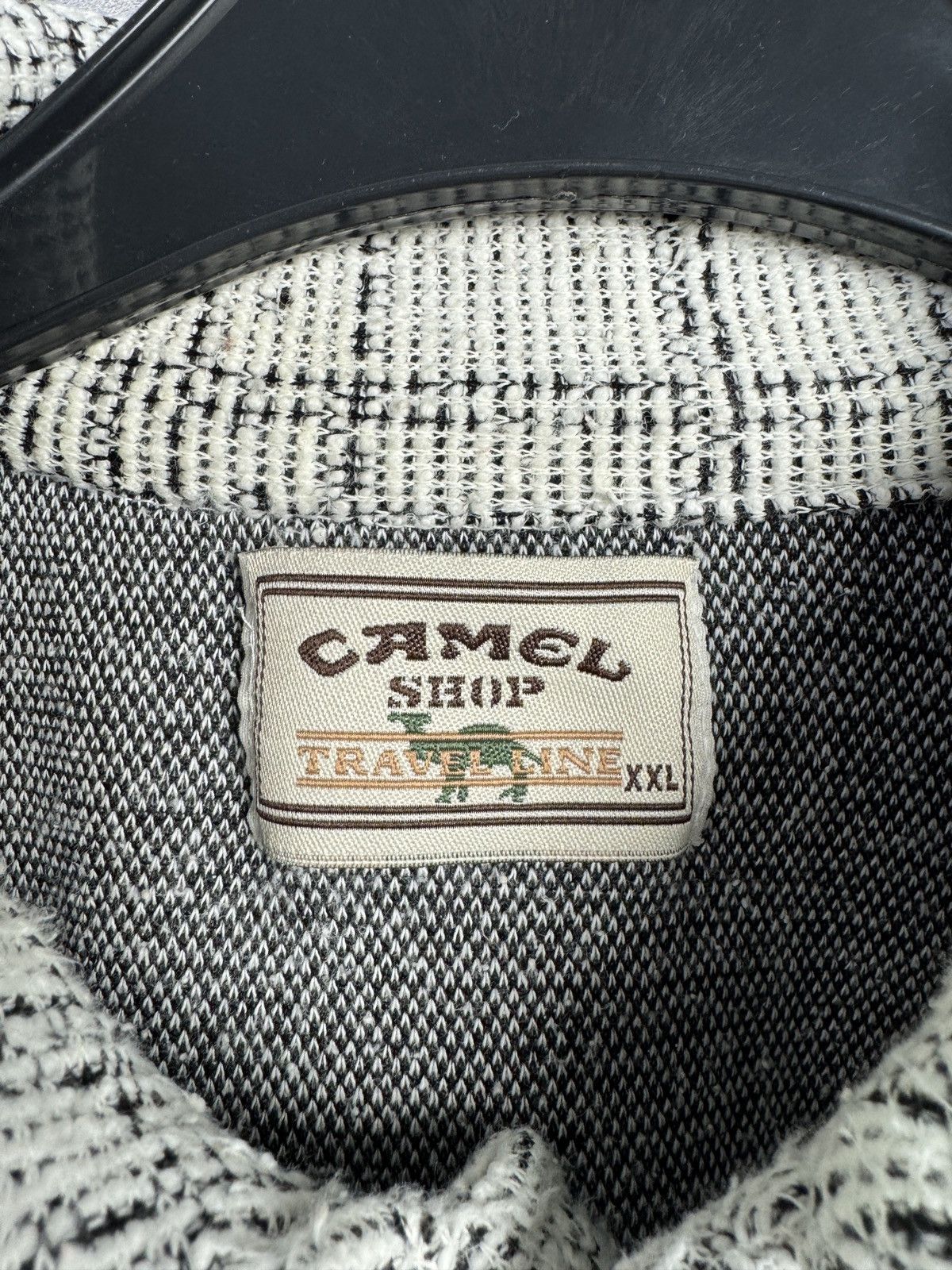 Camel Camel Active Men’s Polo Shirt Vintage Check Pattern Beige Size US XXL / EU 58 / 5 - 7 Thumbnail