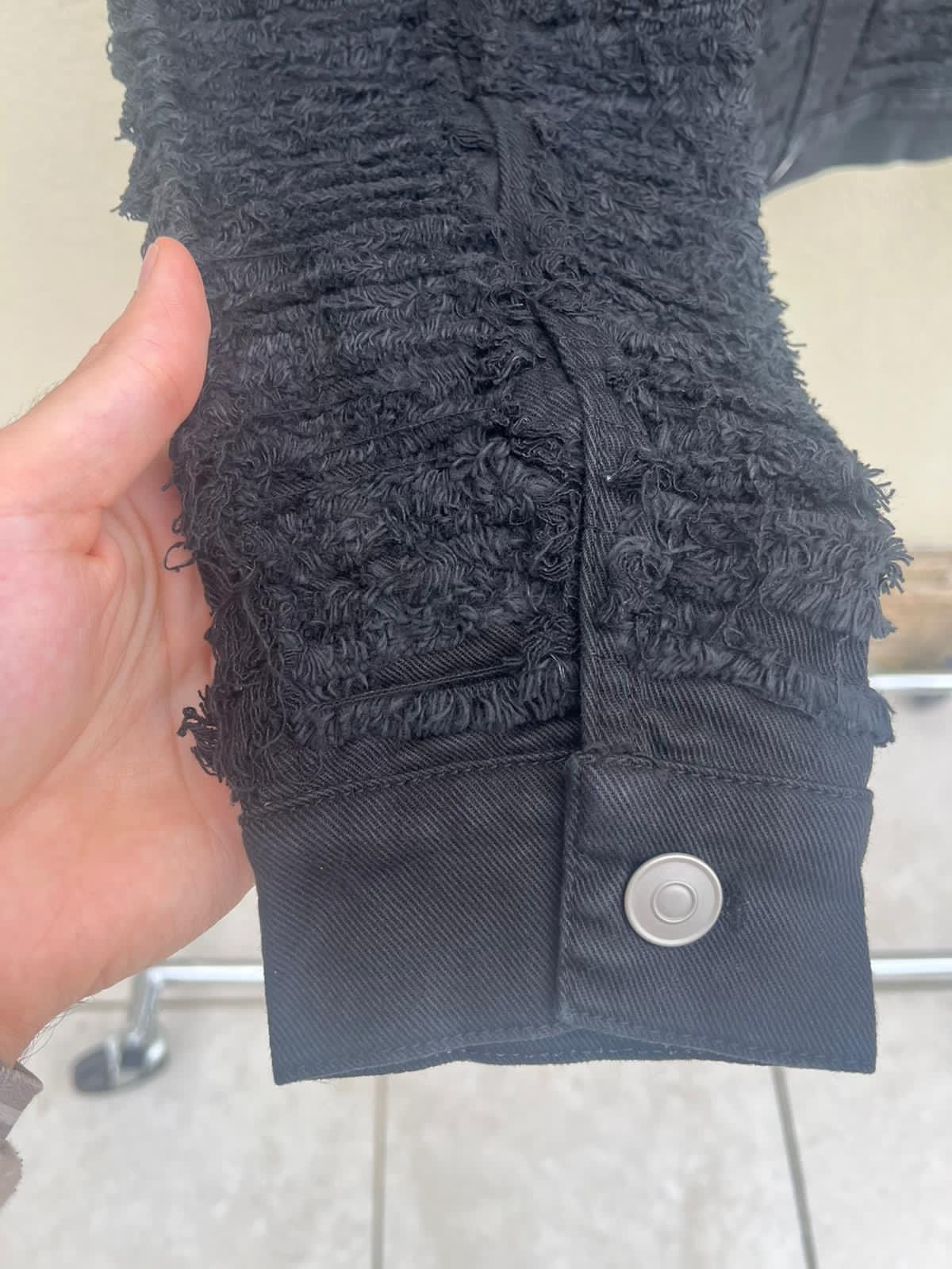 Alyx × Blackmeans Distressed Denim Jacket in Black Size US M / EU 48-50 / 2 - 15 Thumbnail
