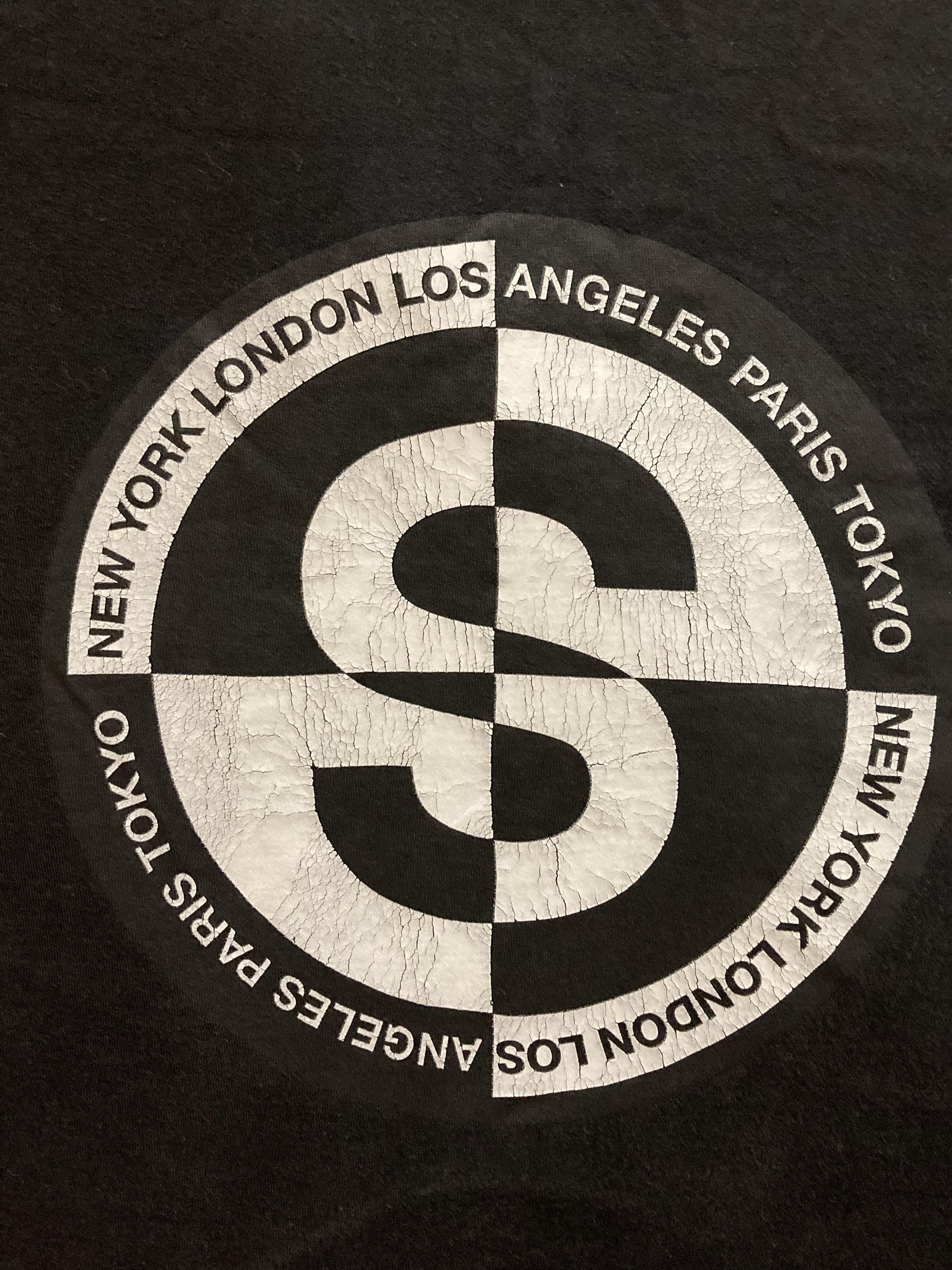 Stussy Y2K Stussy New York London Los Angeles Paris Tokyo T-Shirt Size US L / EU 52-54 / 3 - 6 Thumbnail