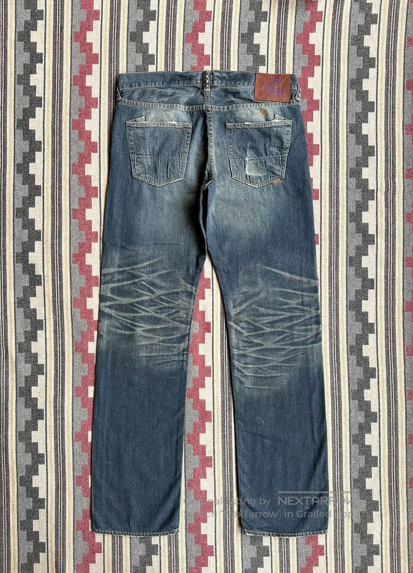 Prps Prps Heavy Washed Distressed Jeans. Size US 34 / EU 50 - 2 Thumbnail