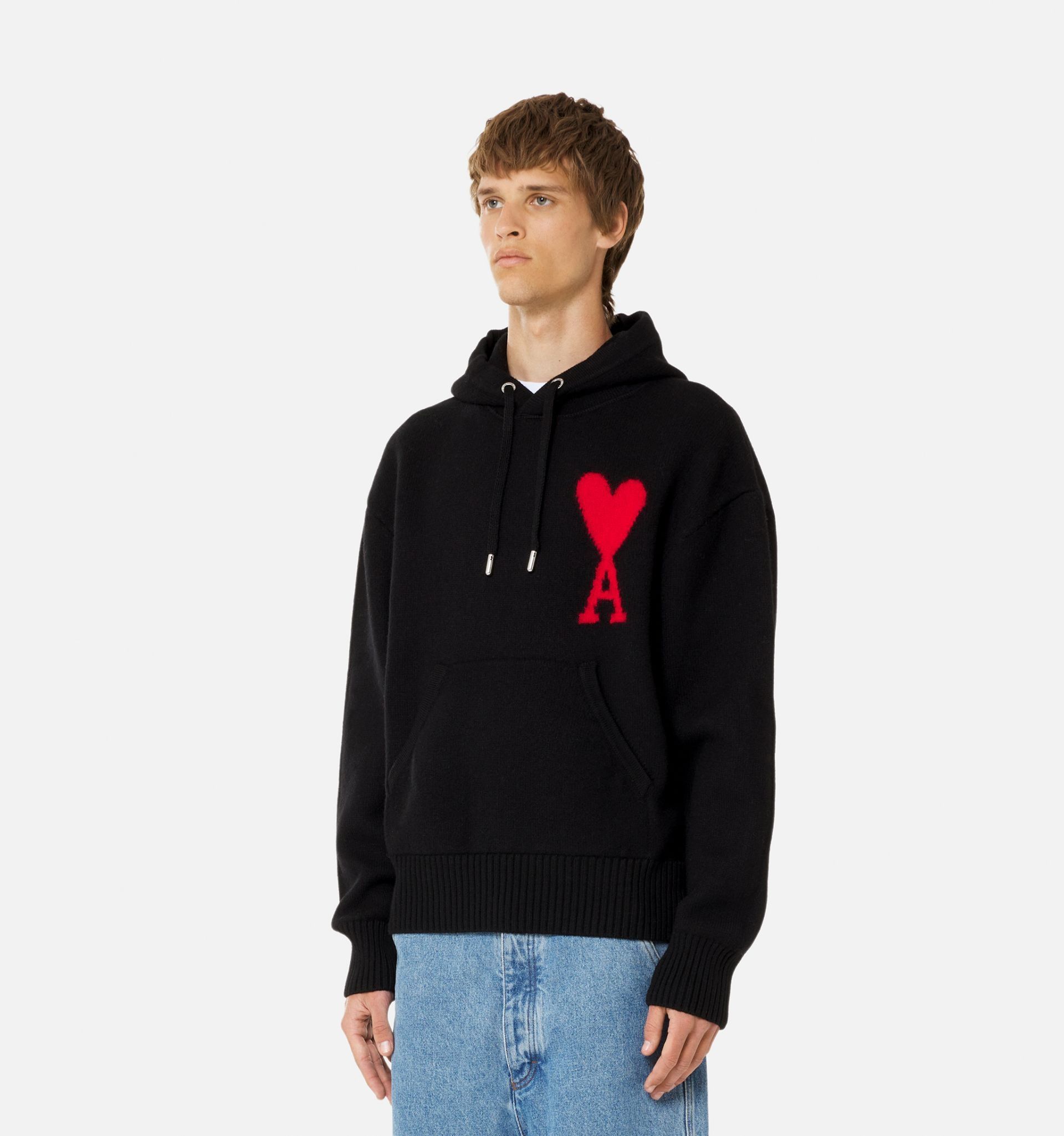 AMI AMI Alexandre Mattiussi De Coeur Large Heart Logo Hoodie Size US L / EU 52-54 / 3 - 14 Thumbnail
