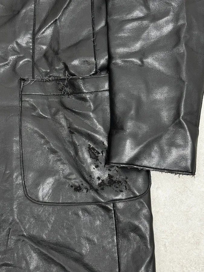 Emporio Armani 1990s Emporio Armani Black Long Classy Leather Jacket Size US M / EU 48-50 / 2 - 8 Thumbnail