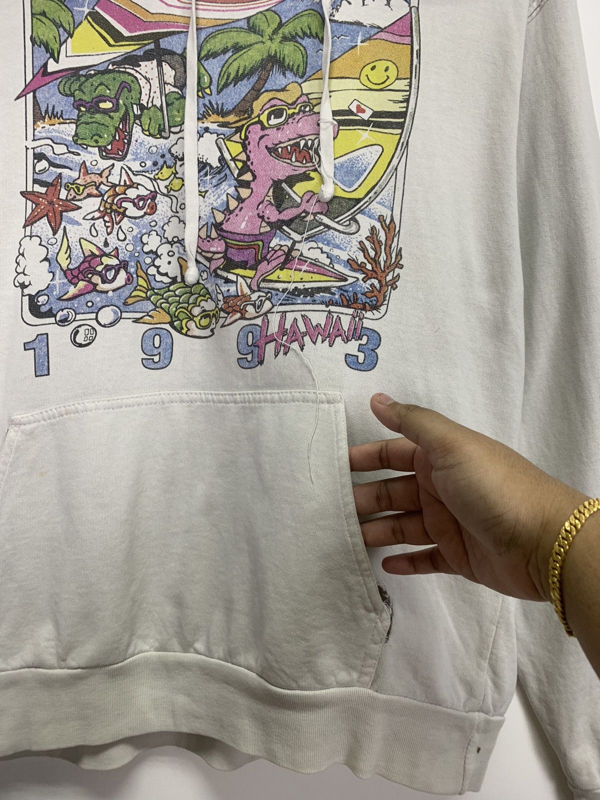 Vintage Vintage 1993 Hawaii Hoodie Size US M / EU 48-50 / 2 - 7 Thumbnail