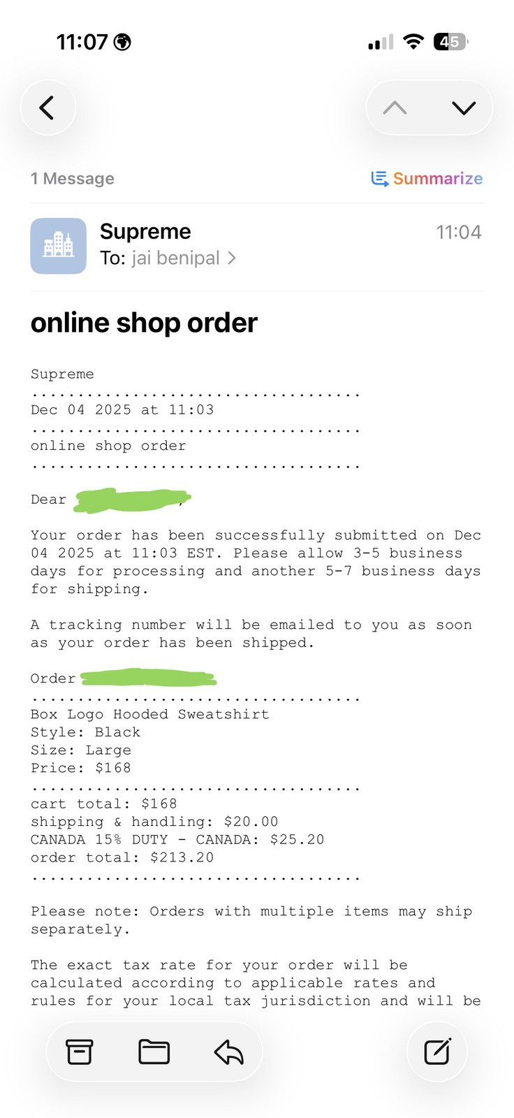 Supreme Supreme Box Logo Hoodie Black 2025 Size US L / EU 52-54 / 3 - 2 Thumbnail