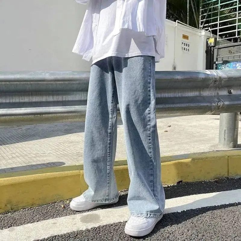 Japanese Brand Loose solid color retro jeans Size US 32 / EU 48 - 3 Thumbnail