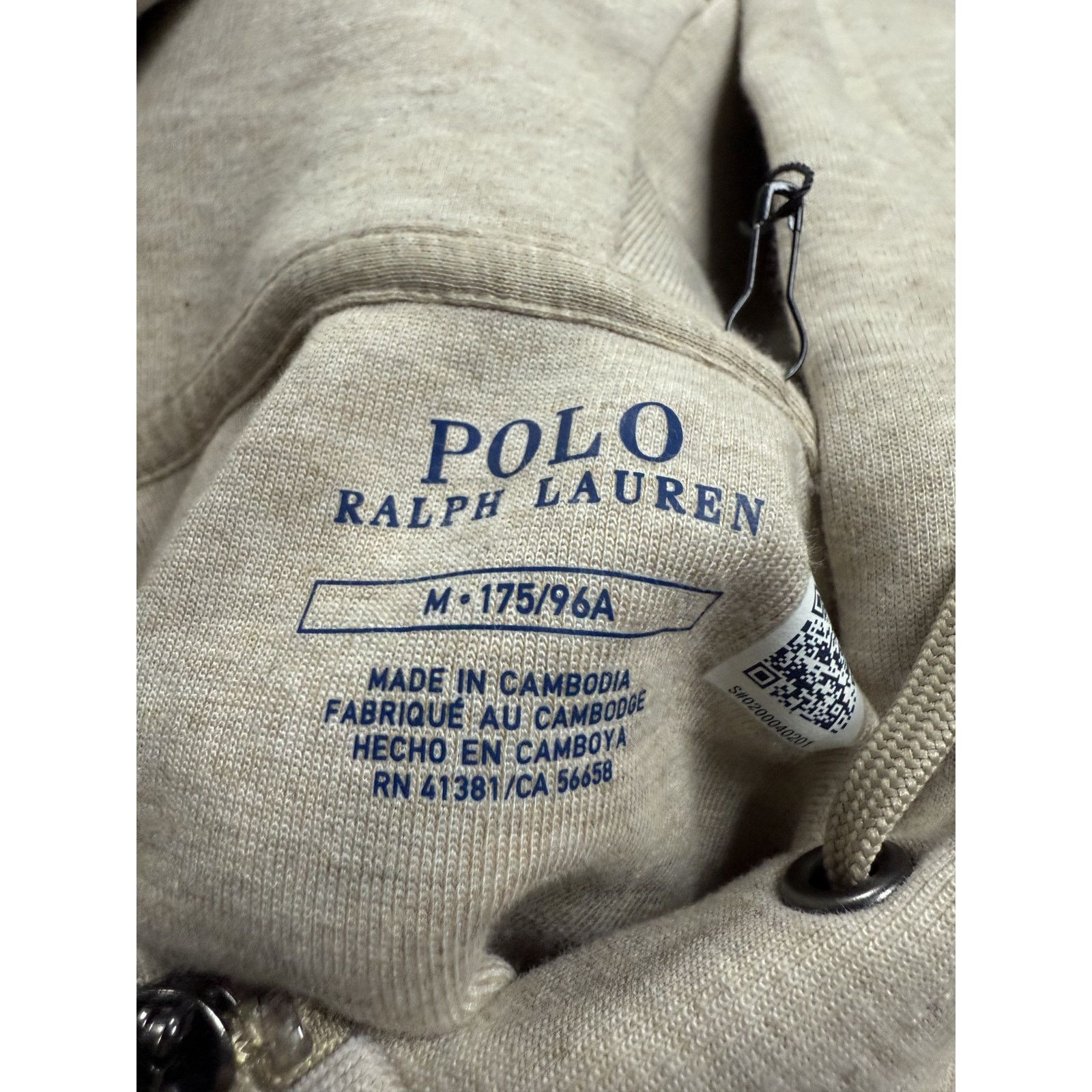 Polo Ralph Lauren Polo Zip Up Tan White New Medium With Tags Size US M / EU 48-50 / 2 - 2 Thumbnail