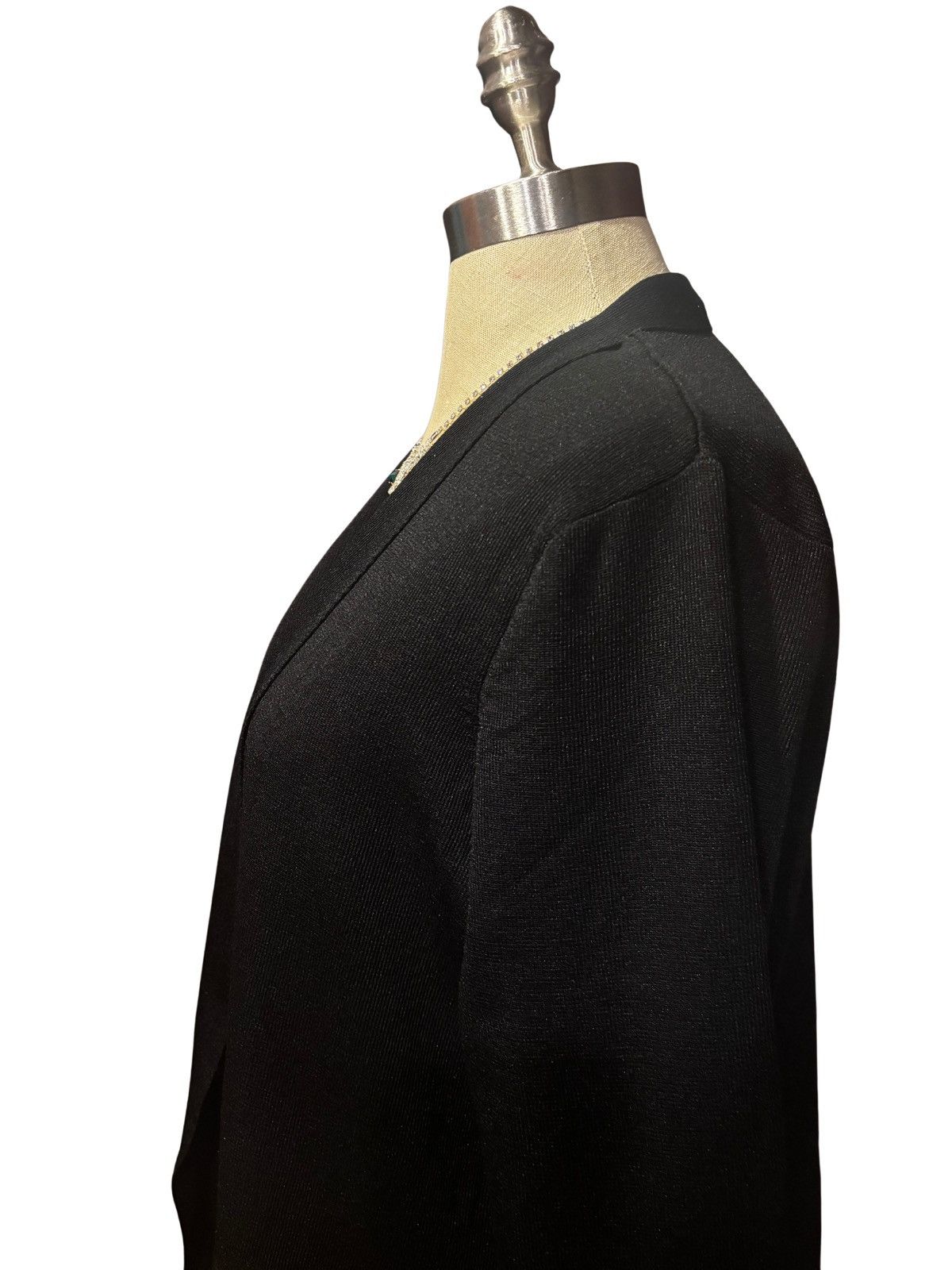 Anne Klein Women’s black open Cardigan.wt1996 Size XL / US 12-14 / IT 48-50 - 4 Thumbnail