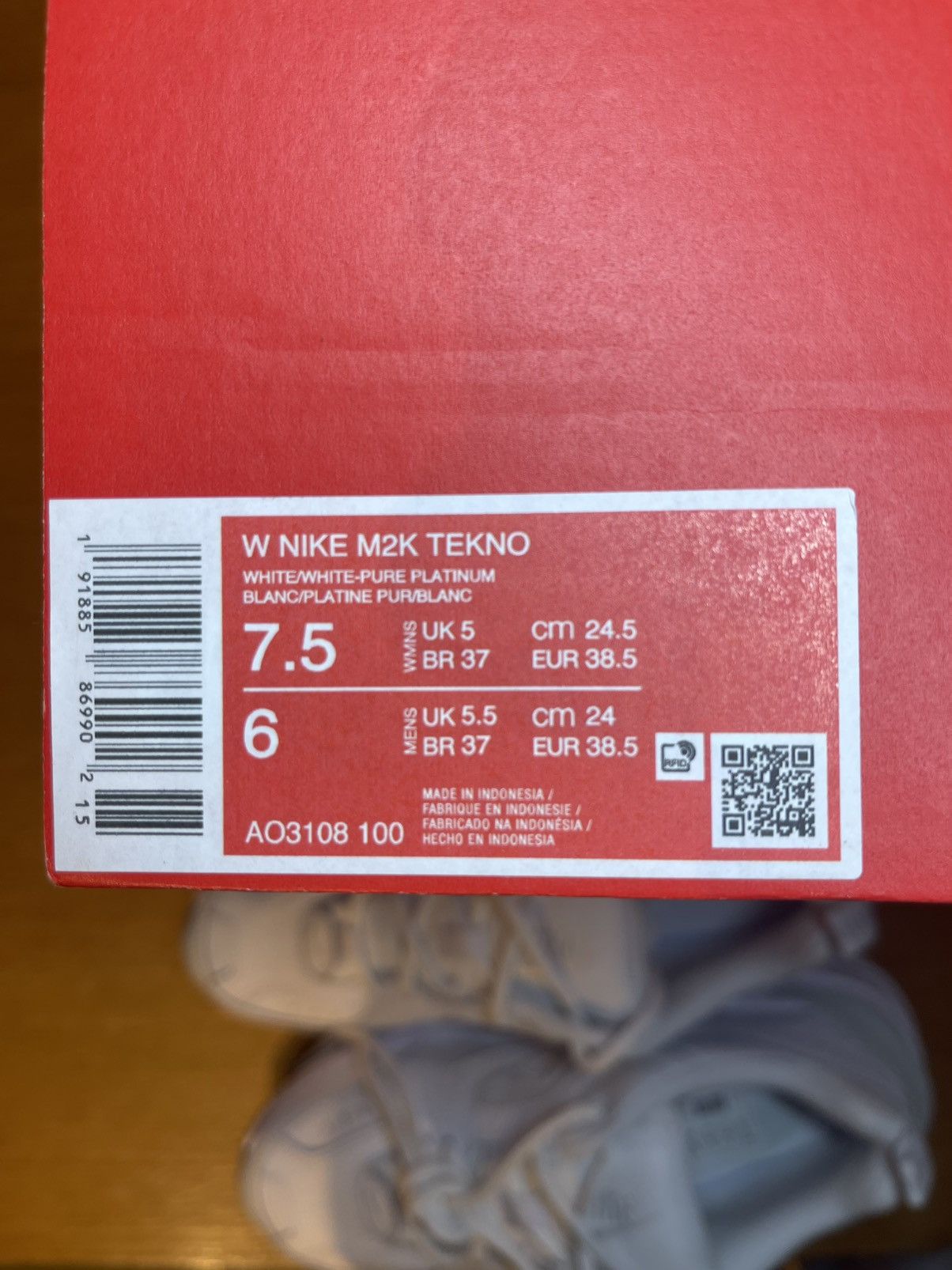 Nike Nike M2K Tekno bianche Size US 8.5 / IT 38.5 - 7 Thumbnail