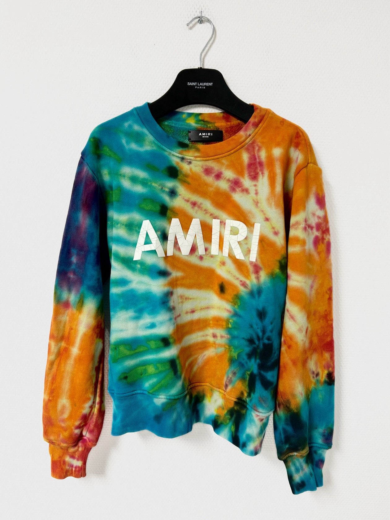 Amiri 2019 Tie Dye Logo Crewneck Size US M / EU 48-50 / 2 - 1 Thumbnail