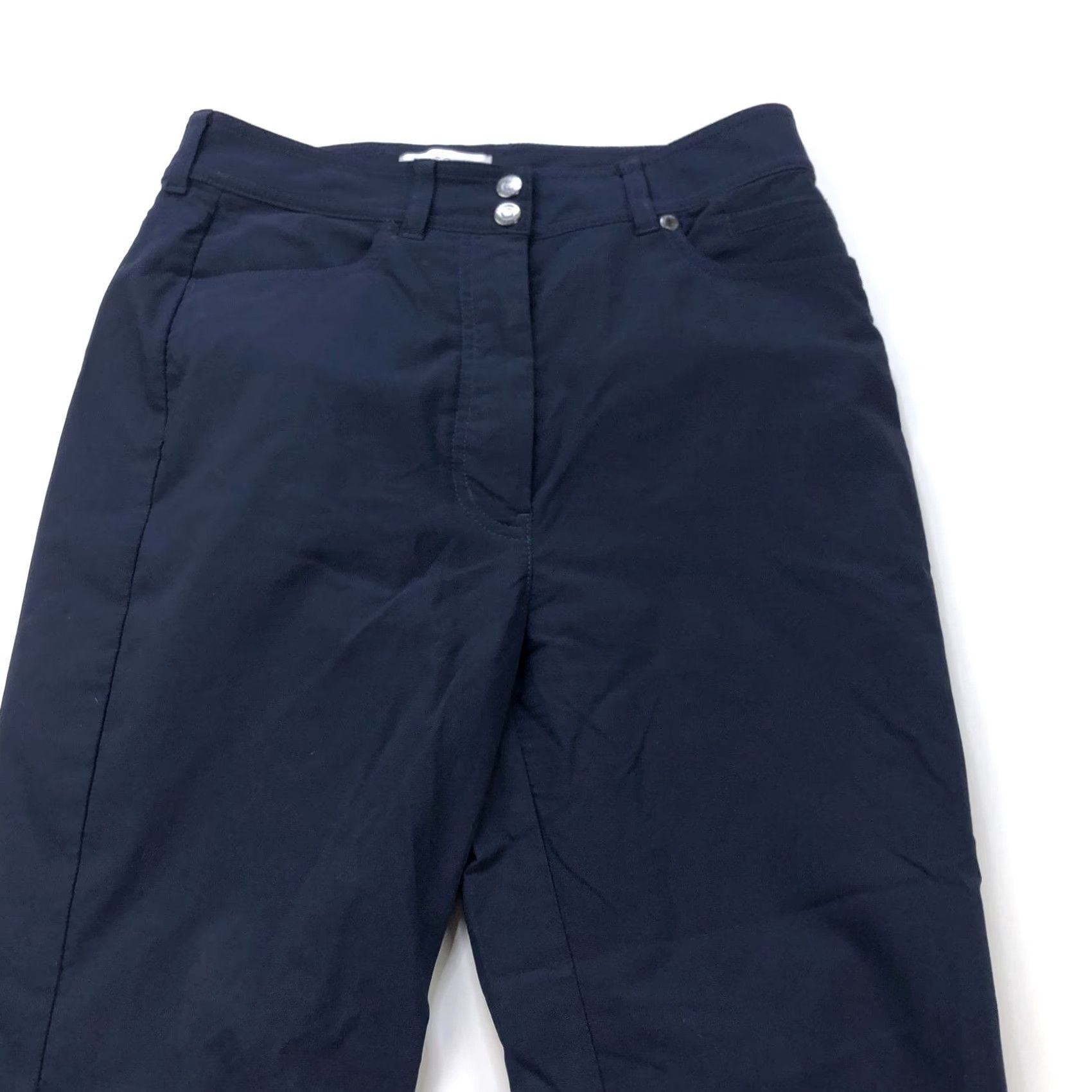 ANATOMICA Anatomie High Rise Tapered Travel Chino Pants Blue MINT - Pants - Women - Size S - 28W 28L - Flat Front - Regular Rise - 28 in Inseam Size 28" / US 6 / IT 42 - 4 Thumbnail