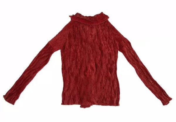 Issey Miyake issey miyake size:2 Red velvet pleated shirt Size XXS / US 00 / IT 34 - 6 Thumbnail
