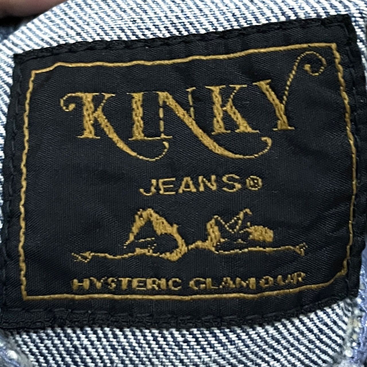 Hysteric Glamour × Japanese Brand × Vintage Very Rare Vintage Brand Hysteric Glamour Denim Jacket 1990s Size US M / EU 48-50 / 2 - 9 Thumbnail