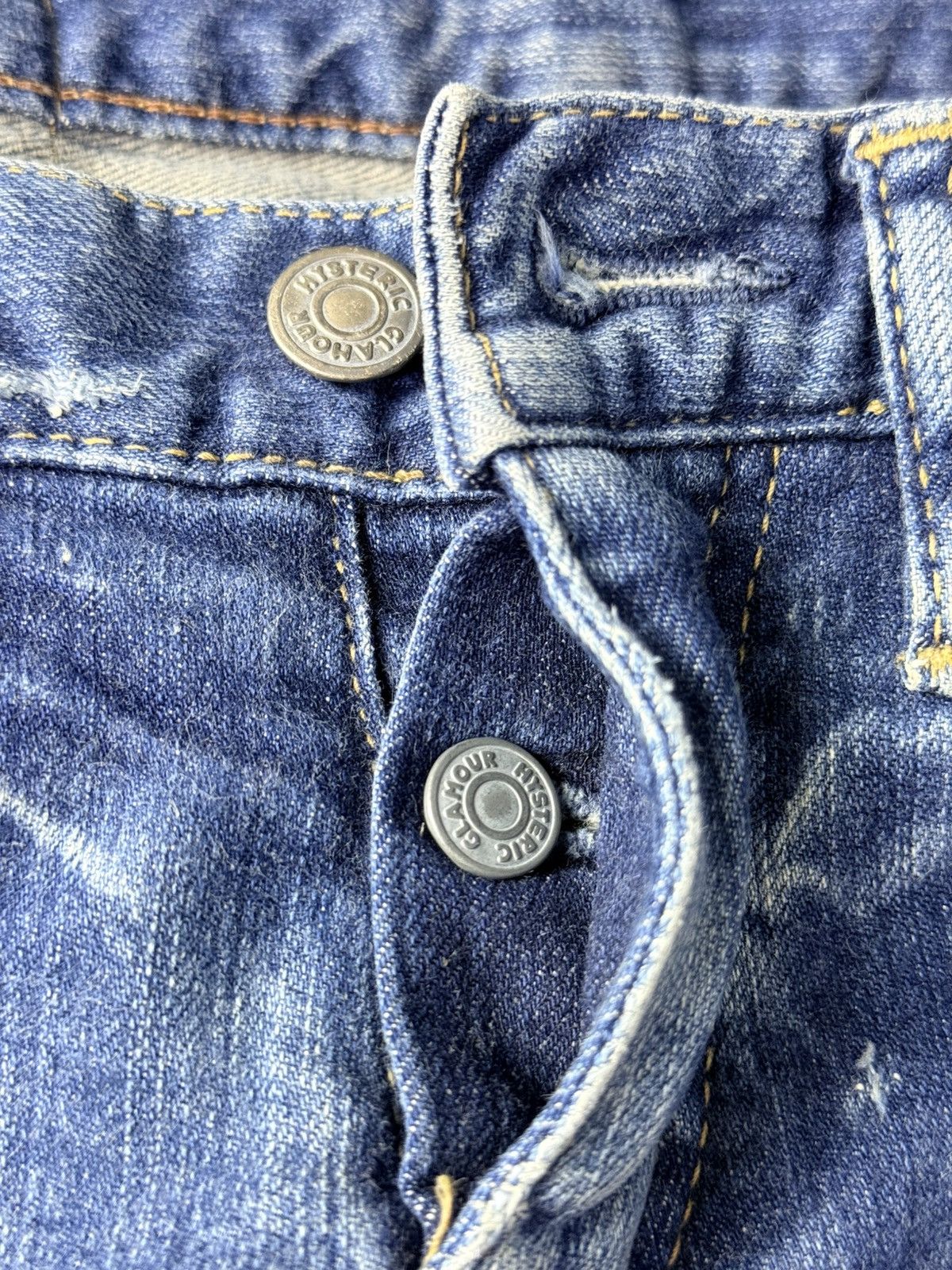 Hysteric Glamour Hysteric Glamour Studded Jogger Denim Pants Size 28" / US 6 / IT 42 - 3 Thumbnail