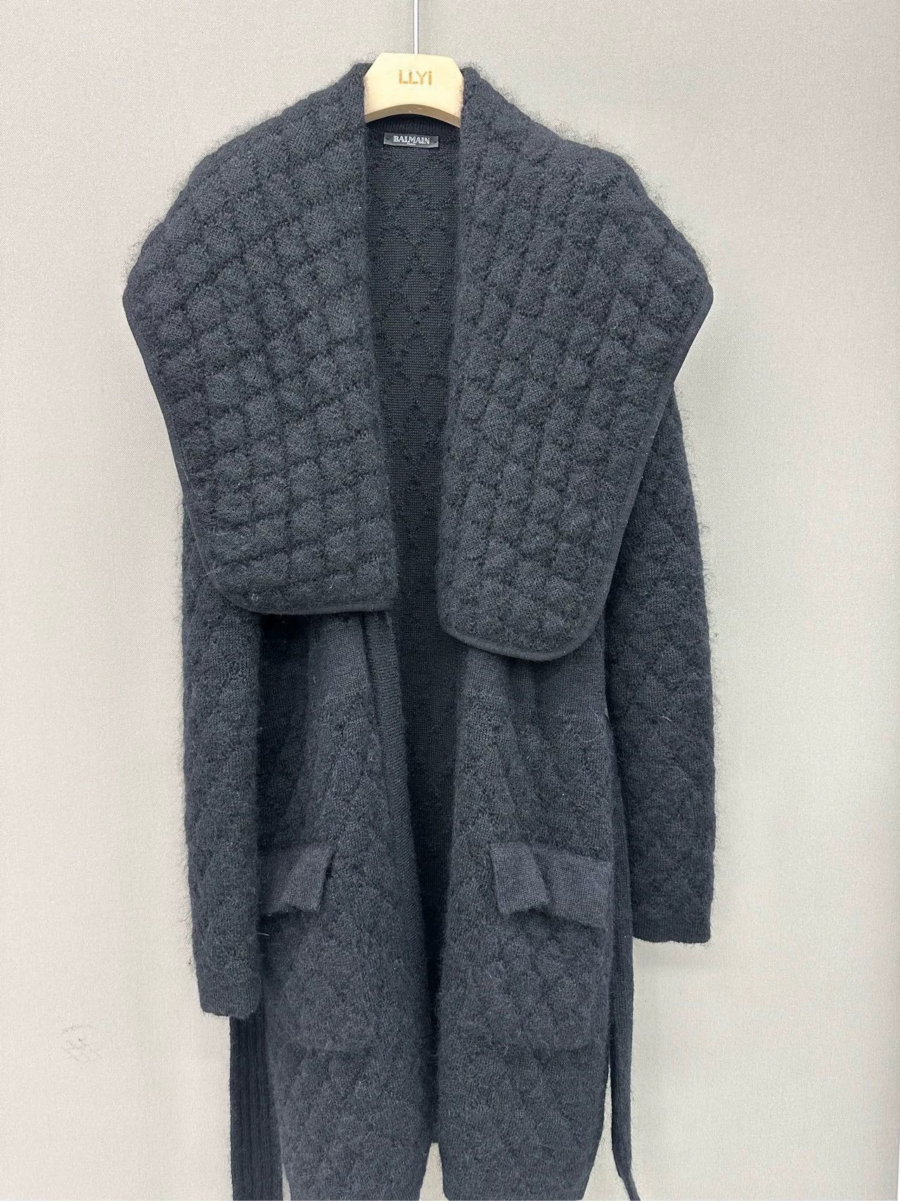 Balmain Balmain Knitted overcoat Size US M / EU 48-50 / 2 - 1 Thumbnail