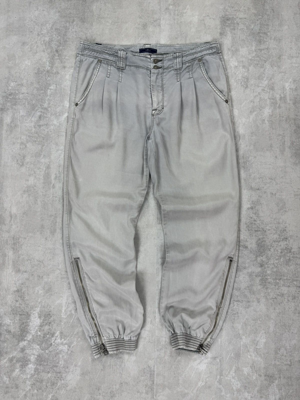 7 For All Mankind For All Mankind Joggers Pants Lyocell Washed Grey size 32 Size 28" / US 6 / IT 42 - 1 Thumbnail