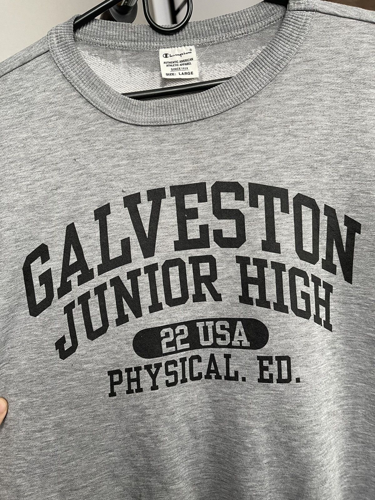 Champion Champion Galveston College Vintage Sweatshirt Crewneck 90s Size US L / EU 52-54 / 3 - 4 Thumbnail
