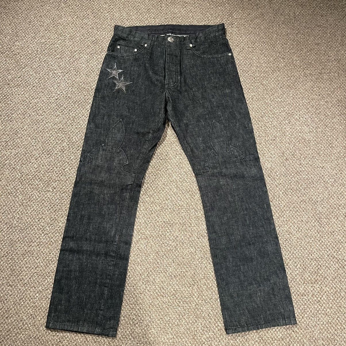 Chrome Hearts Chrome Hearts Flare Knee Denim Jeans | Grailed