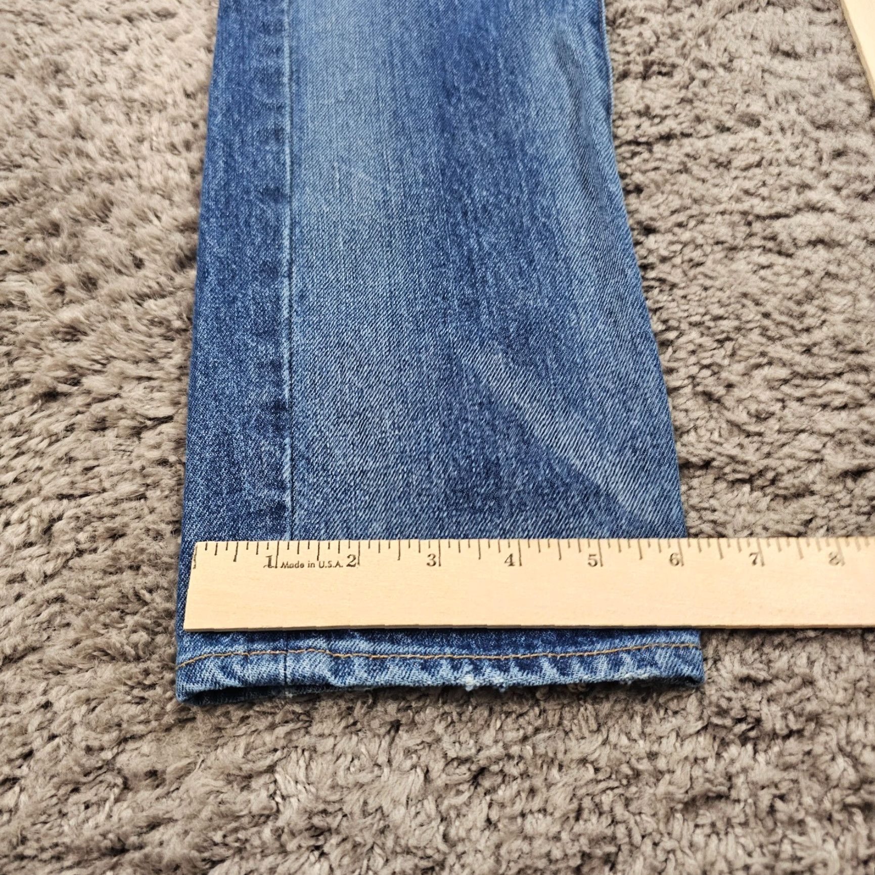 Vintage Current/Elliott Jeans Womens 26 Skinny Mid Rise Distressed Blue Denim 29x28 Size 26" / US 2 / IT 38 - 7 Thumbnail