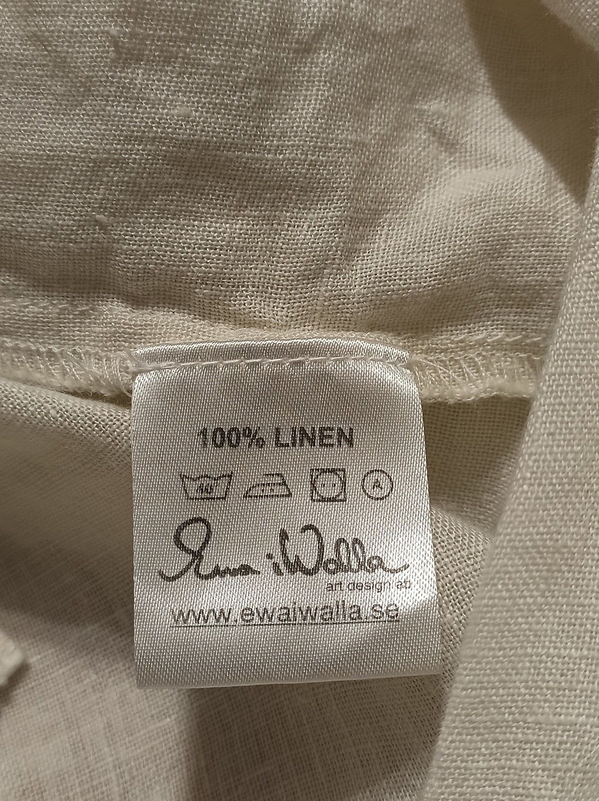 Designer Ewa i Walla Linen Beige Designer Blouse Jacket Size S Size S / US 4 / IT 40 - 8 Thumbnail