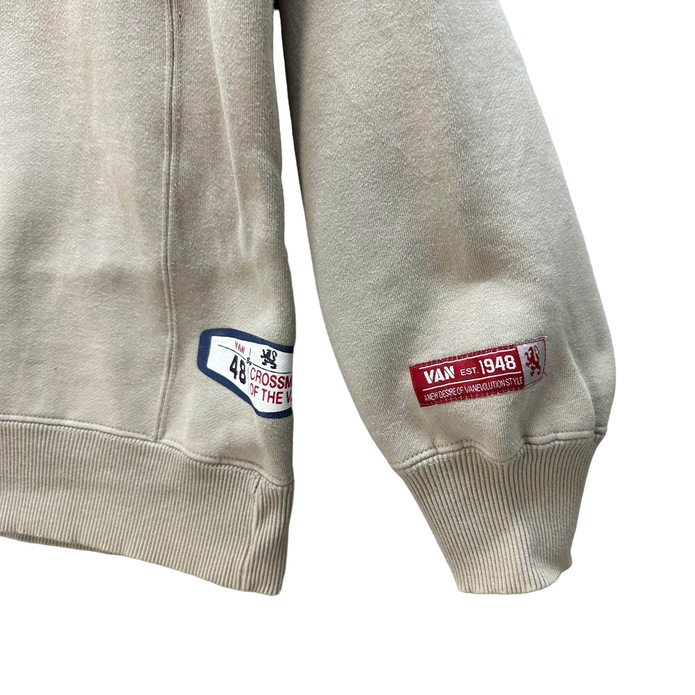 Van VAN Jac Big Logo Sweatshirts #9172-66 Size US L / EU 52-54 / 3 - 6 Thumbnail