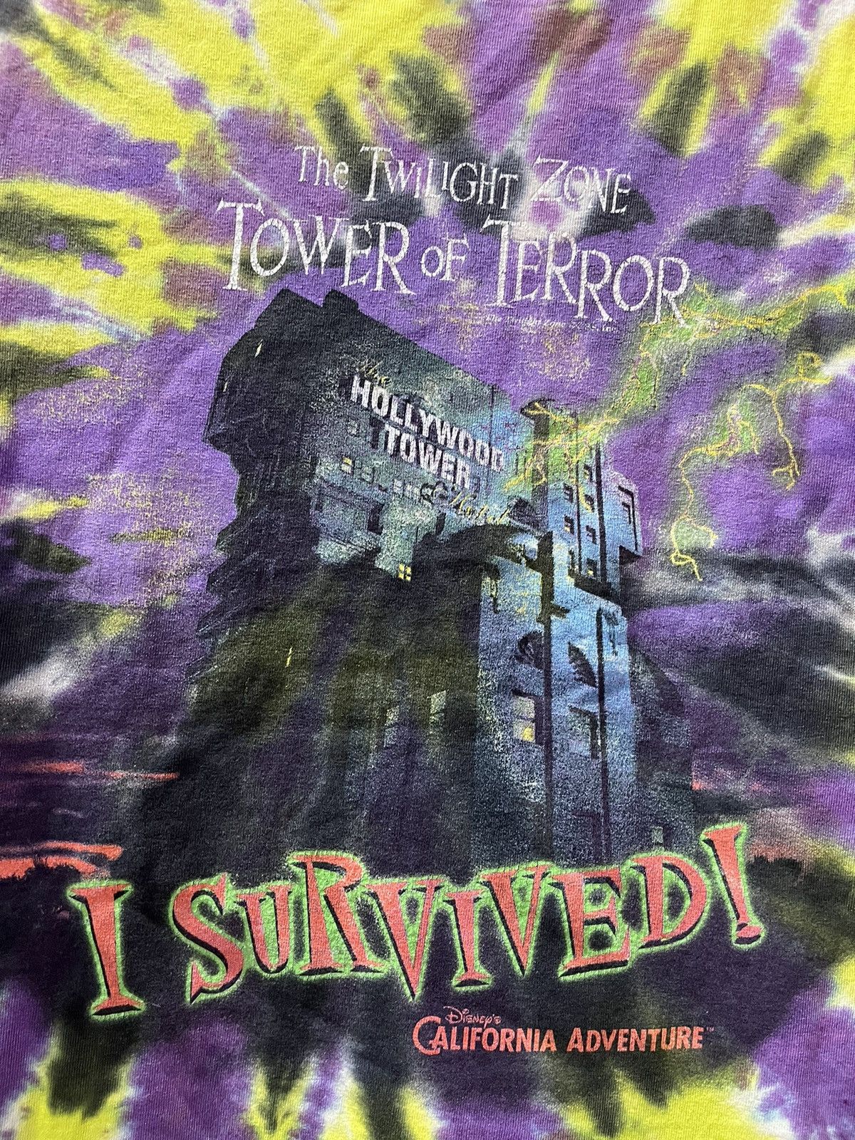Disney The Twilight Zone Tower of Terror Disneyland Tee Size US M / EU 48-50 / 2 - 3 Thumbnail