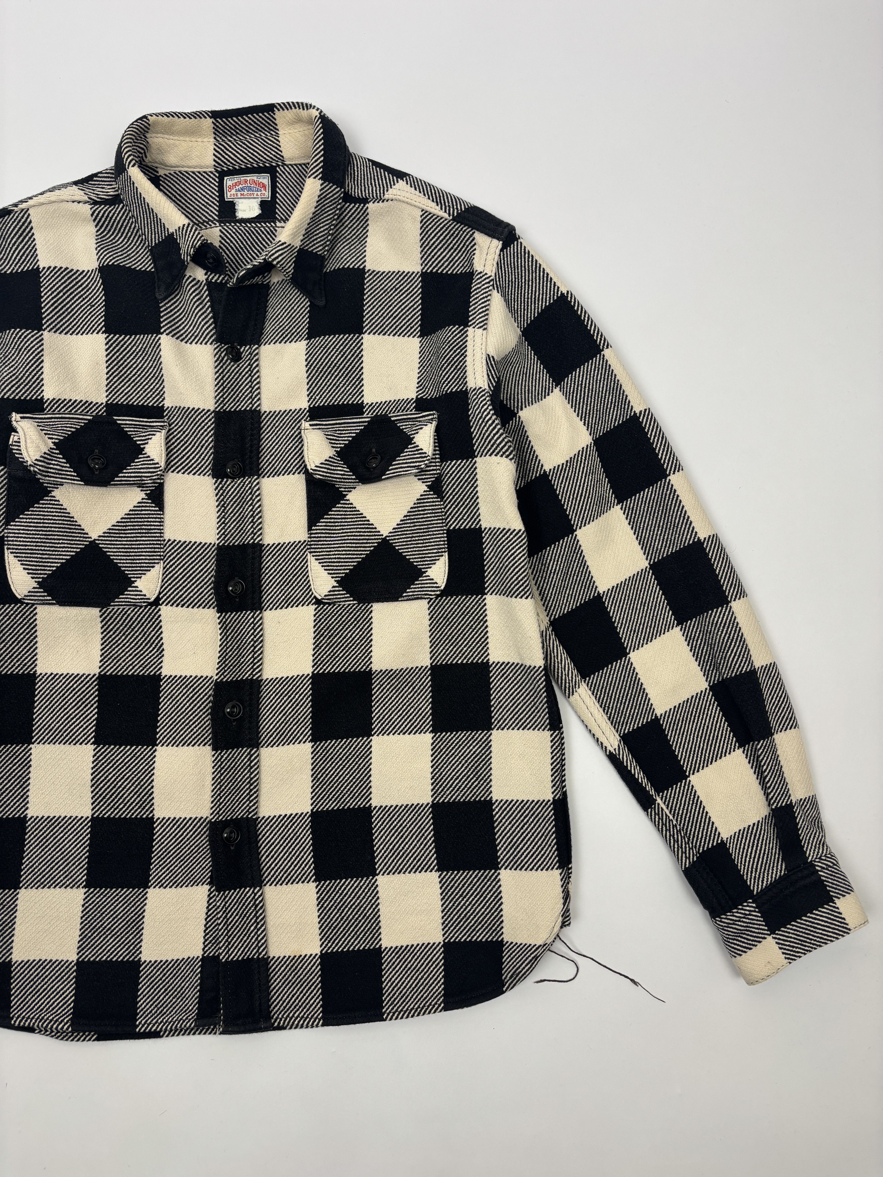 The Real McCoy's The Real McCoy’s Flannel Shirt Black Check Size L Size US L / EU 52-54 / 3 - 1 Thumbnail