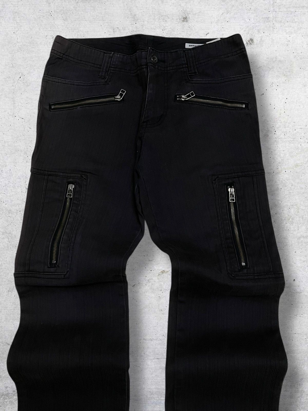 semanticdesign SEMANTIC DESIGN 1990S JAPAN BIKERS PUNK FADED PANT Size US 30 / EU 46 - 5 Thumbnail