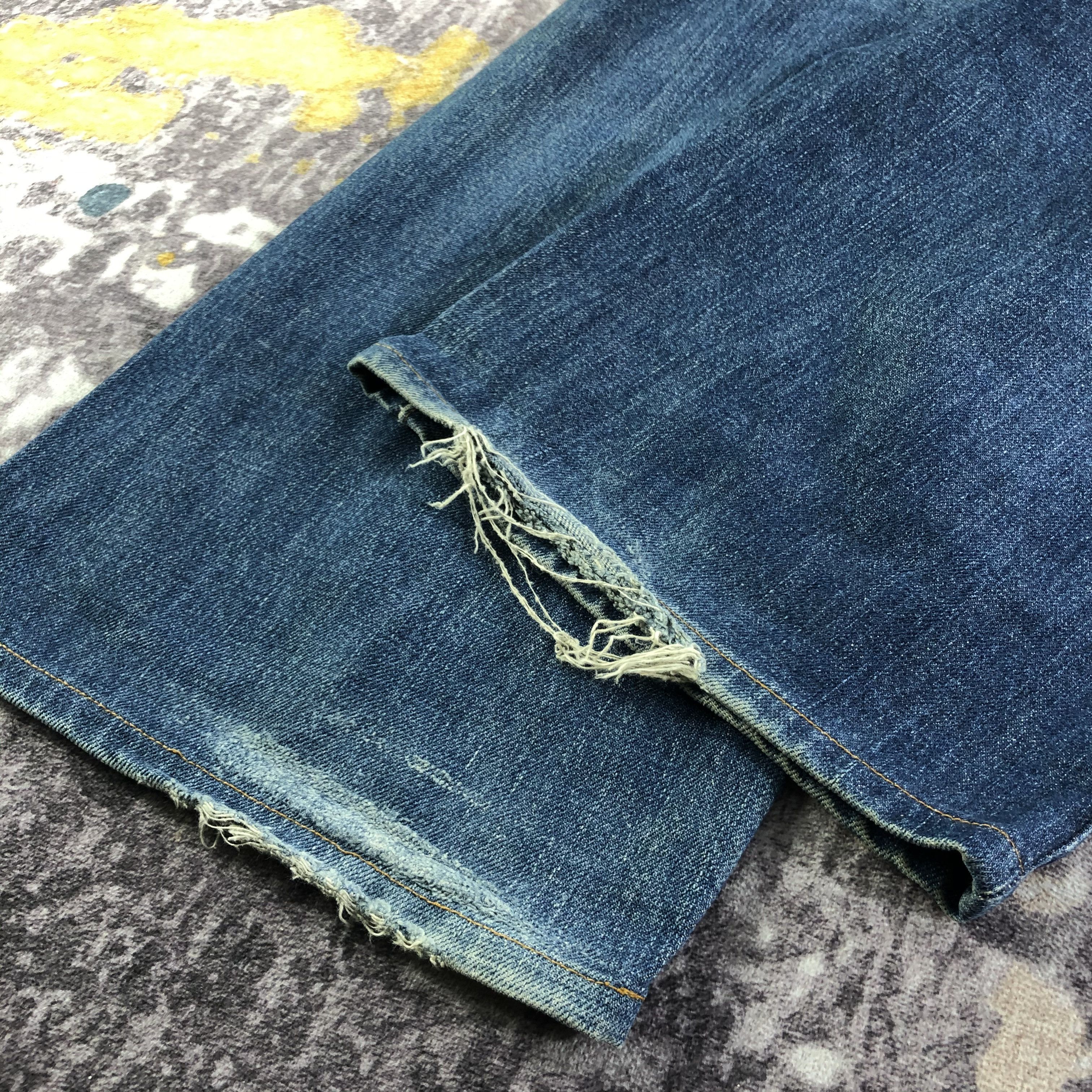 Vintage Vintage 90s Blue Bell Wrangler Selvedge Jeans-JM3544 Size US 31 - 4 Thumbnail
