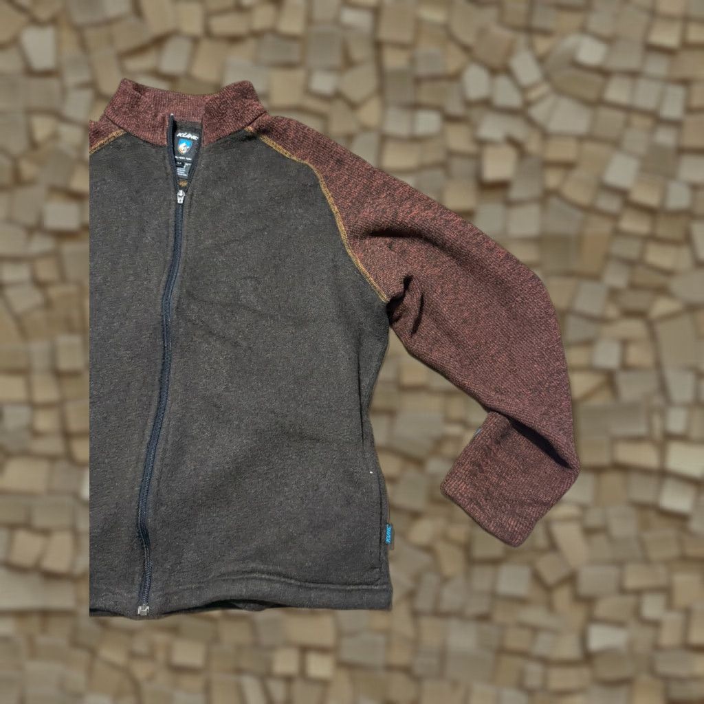 Vintage Kuhl Shirts Men Sweater Full Zip Fleece Long Sleeve Brown Red Size M Size US M / EU 48-50 / 2 - 1 Thumbnail