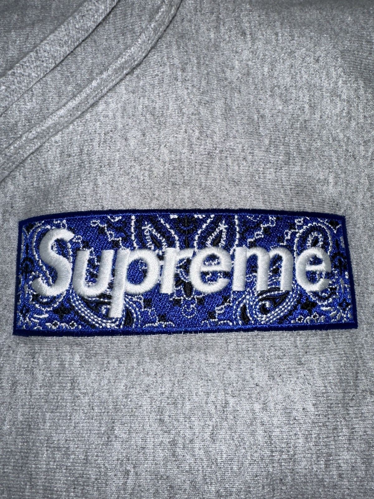 Supreme Box Logo Heather Grey | Grailed