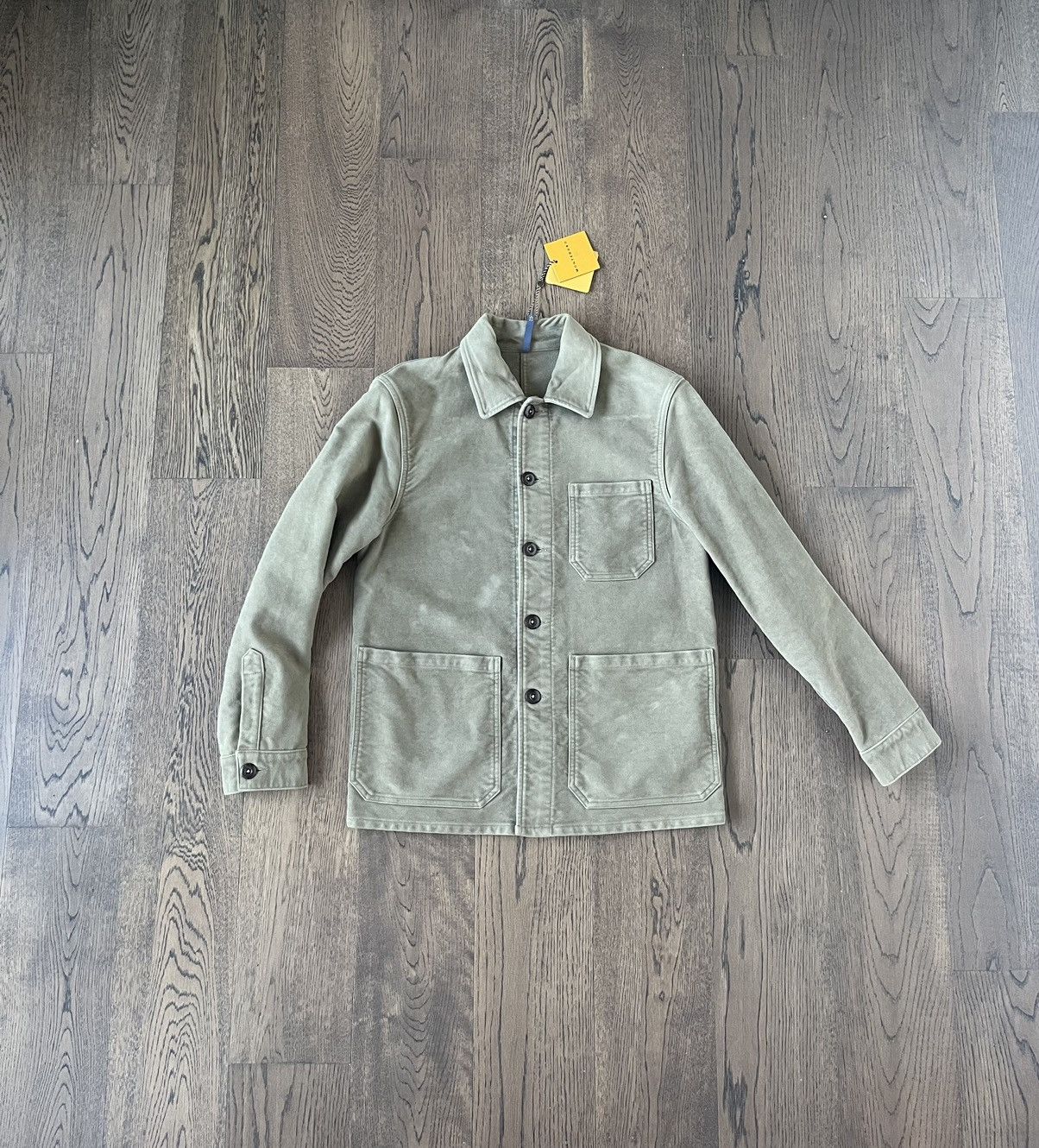 Slowear MONTEDORO Italy Incotex Slowear Giacca Uomo Moleskine Jacket Size US S / EU 44-46 / 1 - 1 Thumbnail