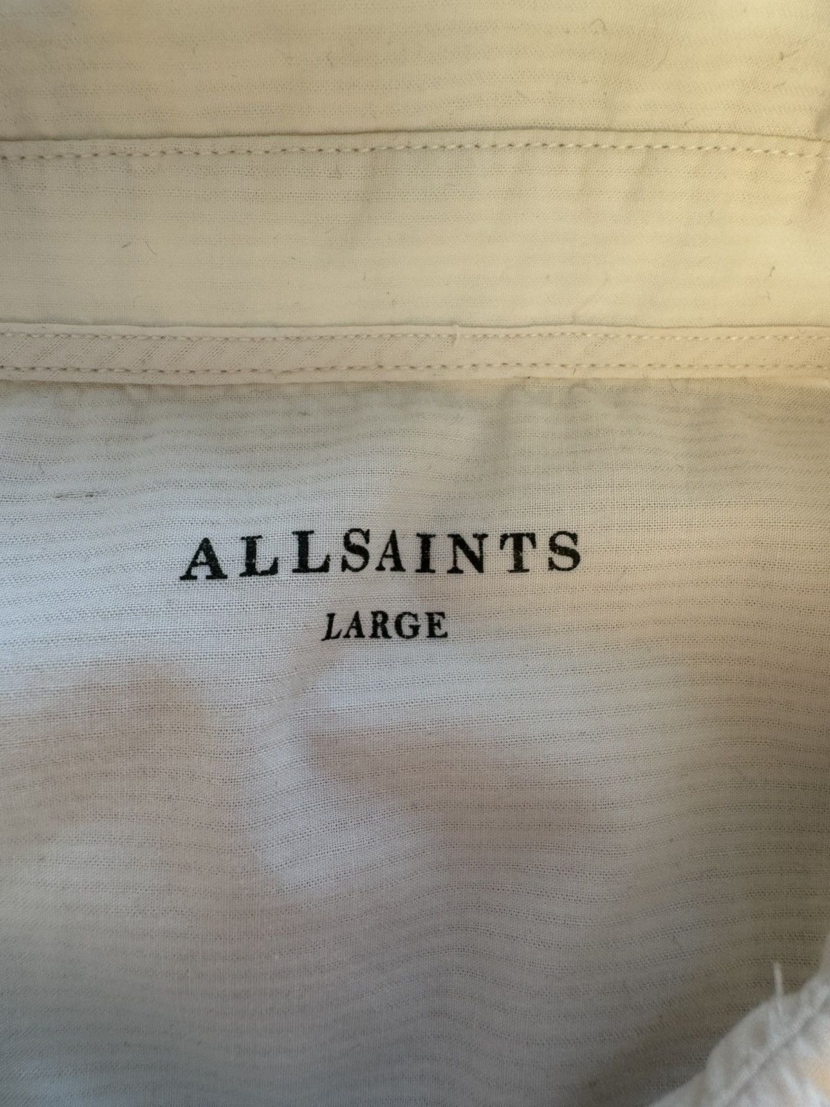 Allsaints ALL SAINTS VINTAGE QUALITY LIGHT POLO SHIRT Size US L / EU 52-54 / 3 - 3 Thumbnail