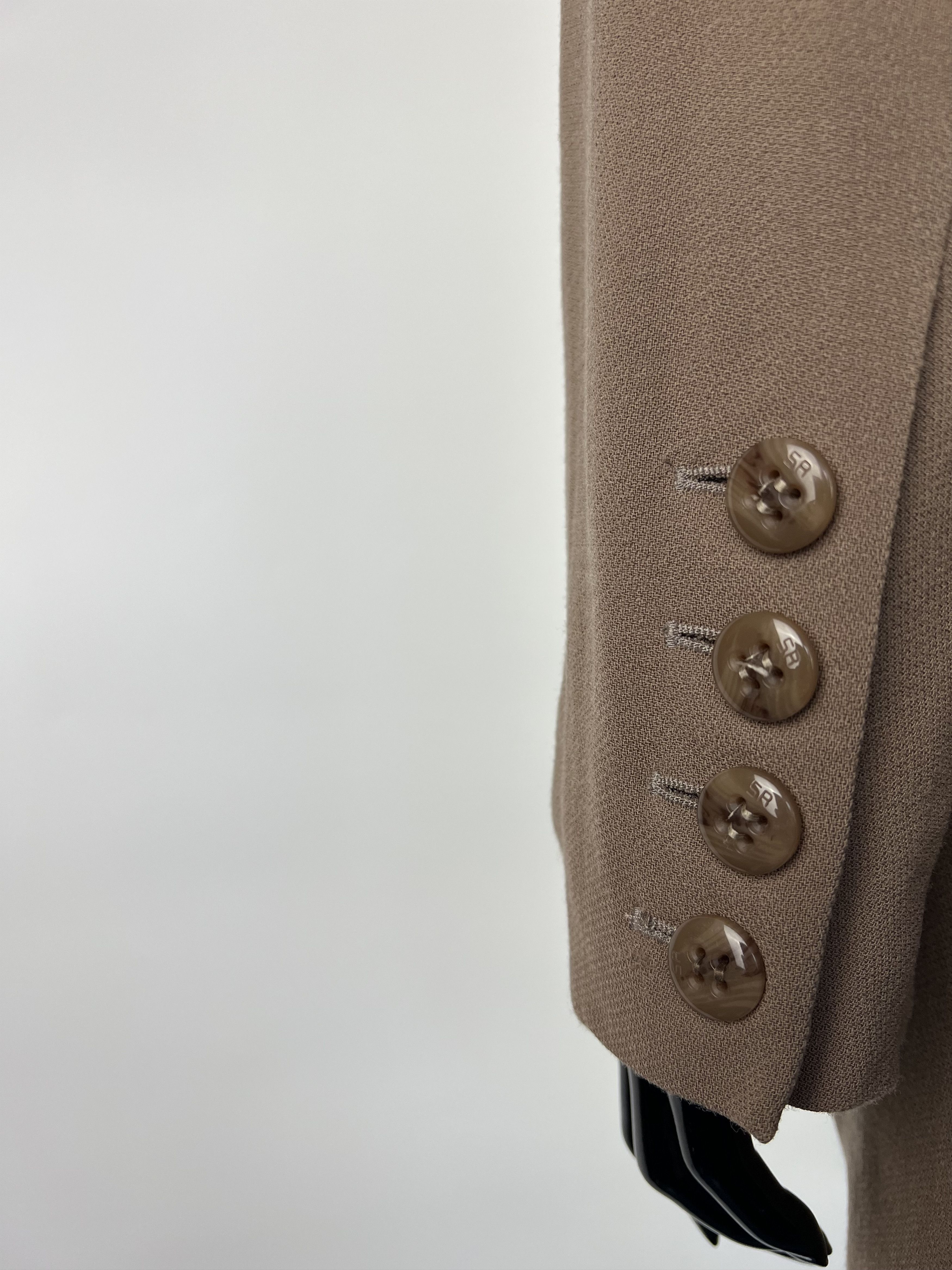 Sonia Rykiel Rare Vintage Sonia Rykiel Brown Wool Blazer Jacket Size 40 Size M / US 6-8 / IT 42-44 - 5 Thumbnail