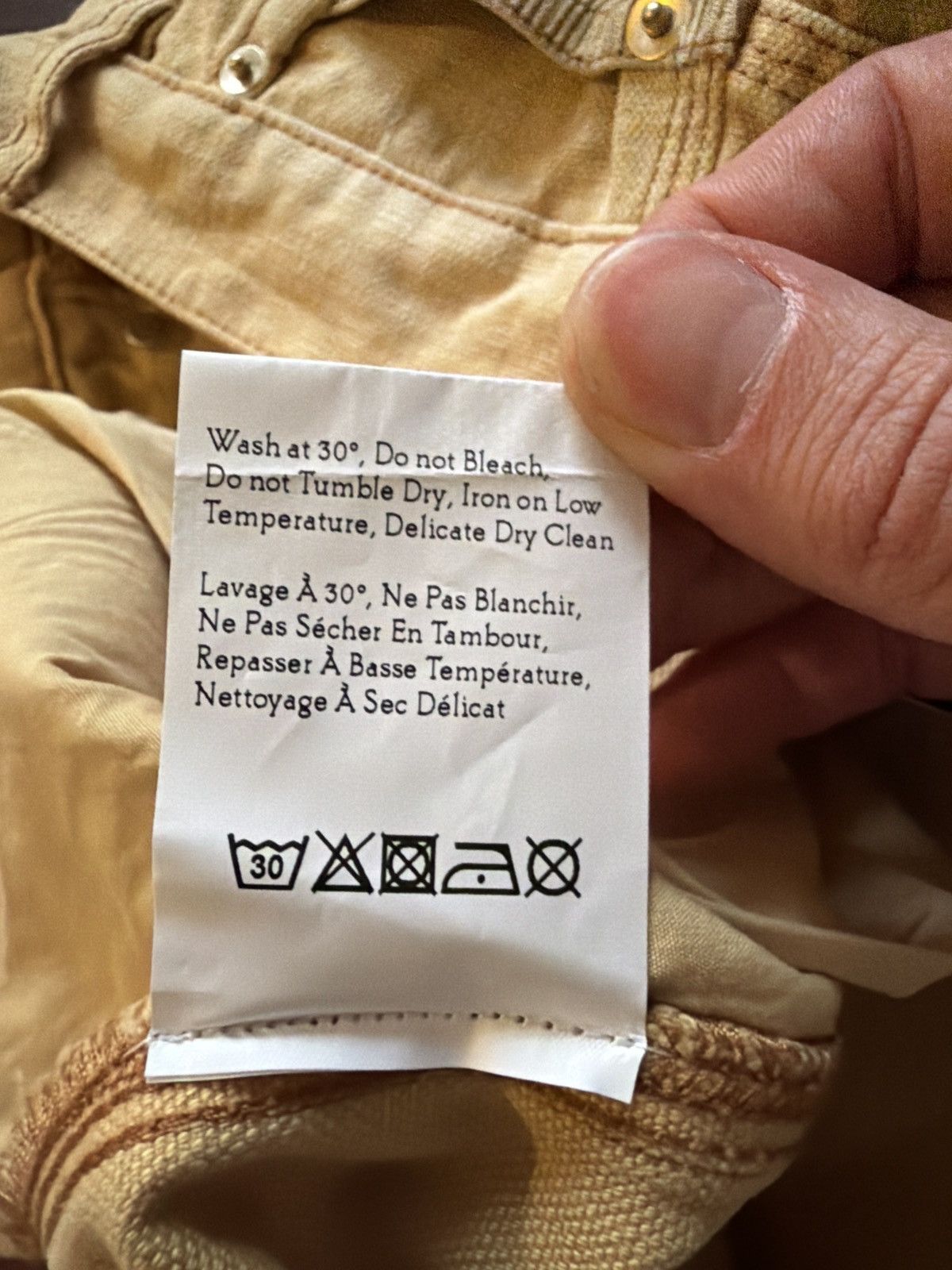 Wales Bonner Sand ‘Heavy Slub Canvas’ Sierra Pants Size US 34 / EU 50 - 6 Thumbnail