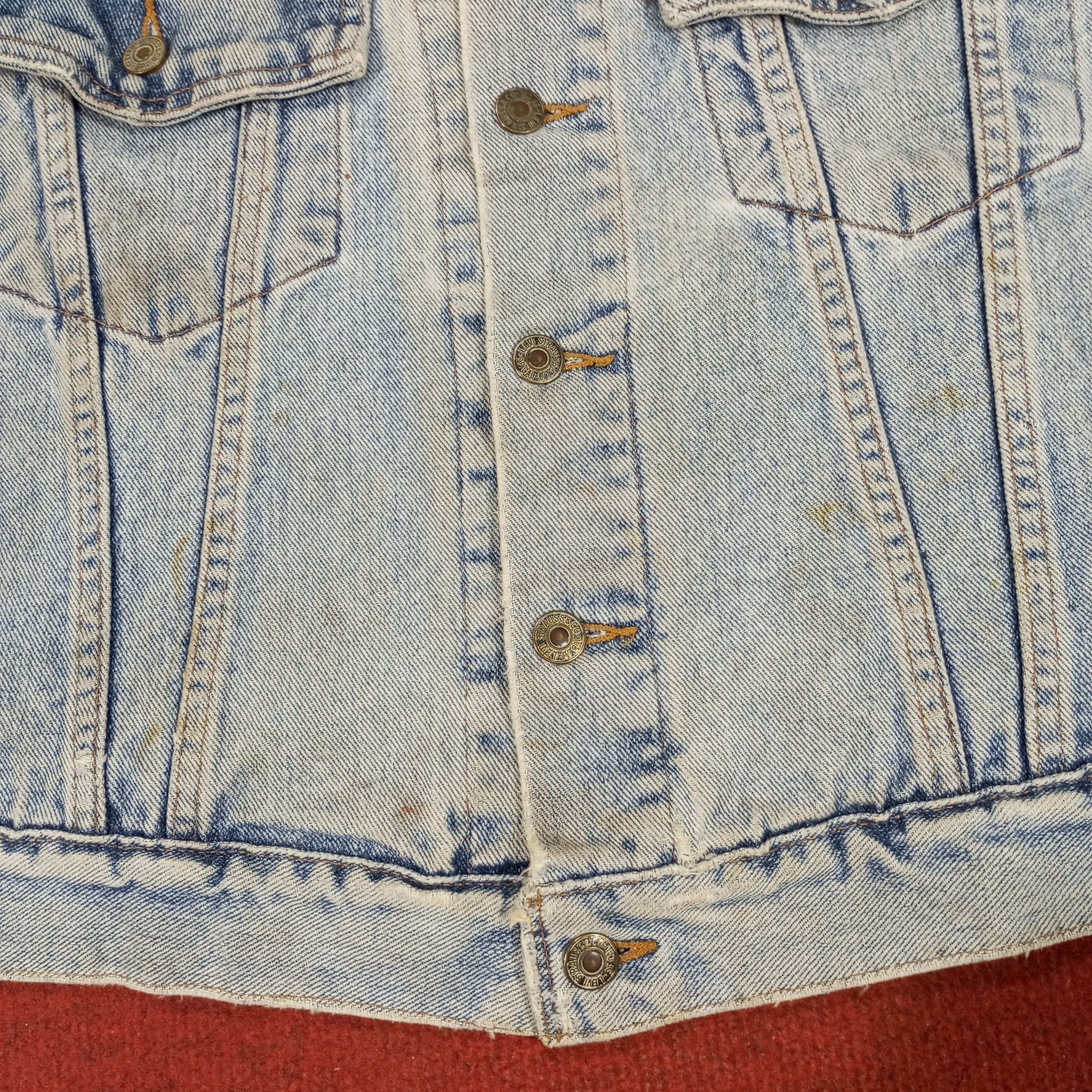 Levi's × Vintage Levis X Custom Nine Number Art Style Streetwear Jacket Size US L / EU 52-54 / 3 - 9 Thumbnail